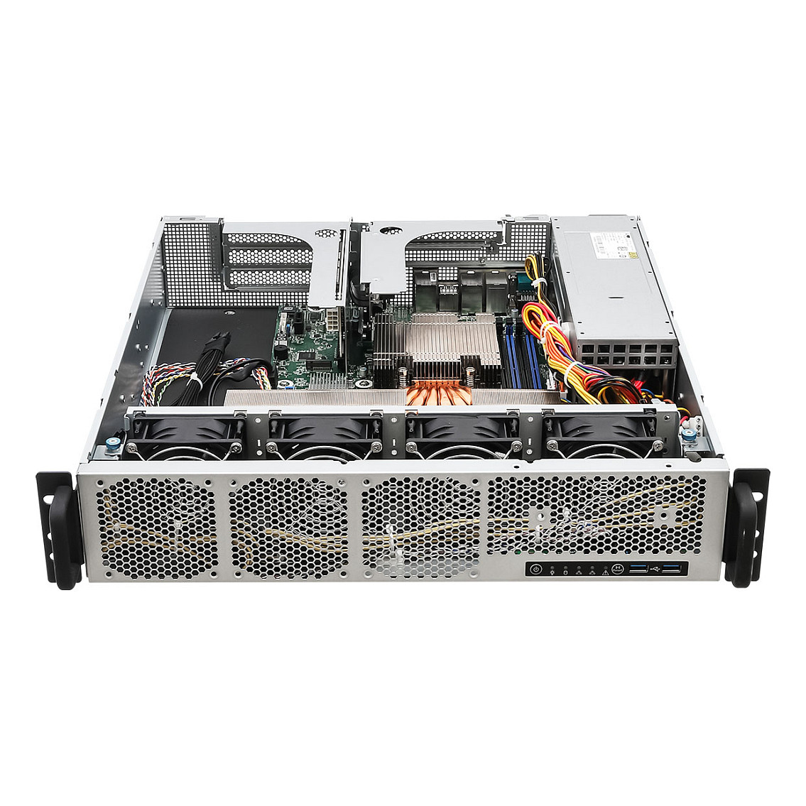 Barebone server ASROCK 2U1G-B650/EVAC (AM5, 2U, 1GbE, 550W Redundant PSU)-2