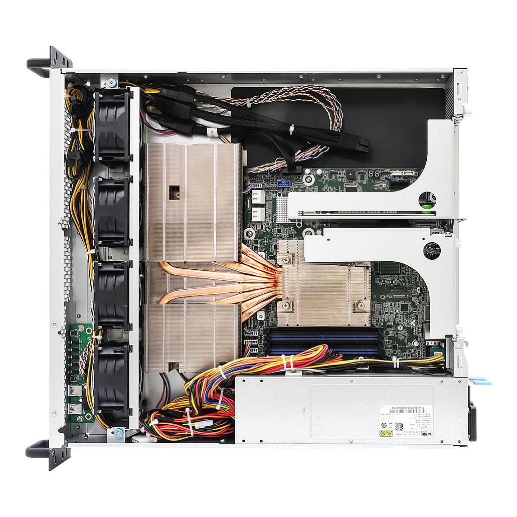 Barebone server ASROCK 2U1G-B650/EVAC (AM5, 2U, 1GbE, 550W Redundant PSU)-4