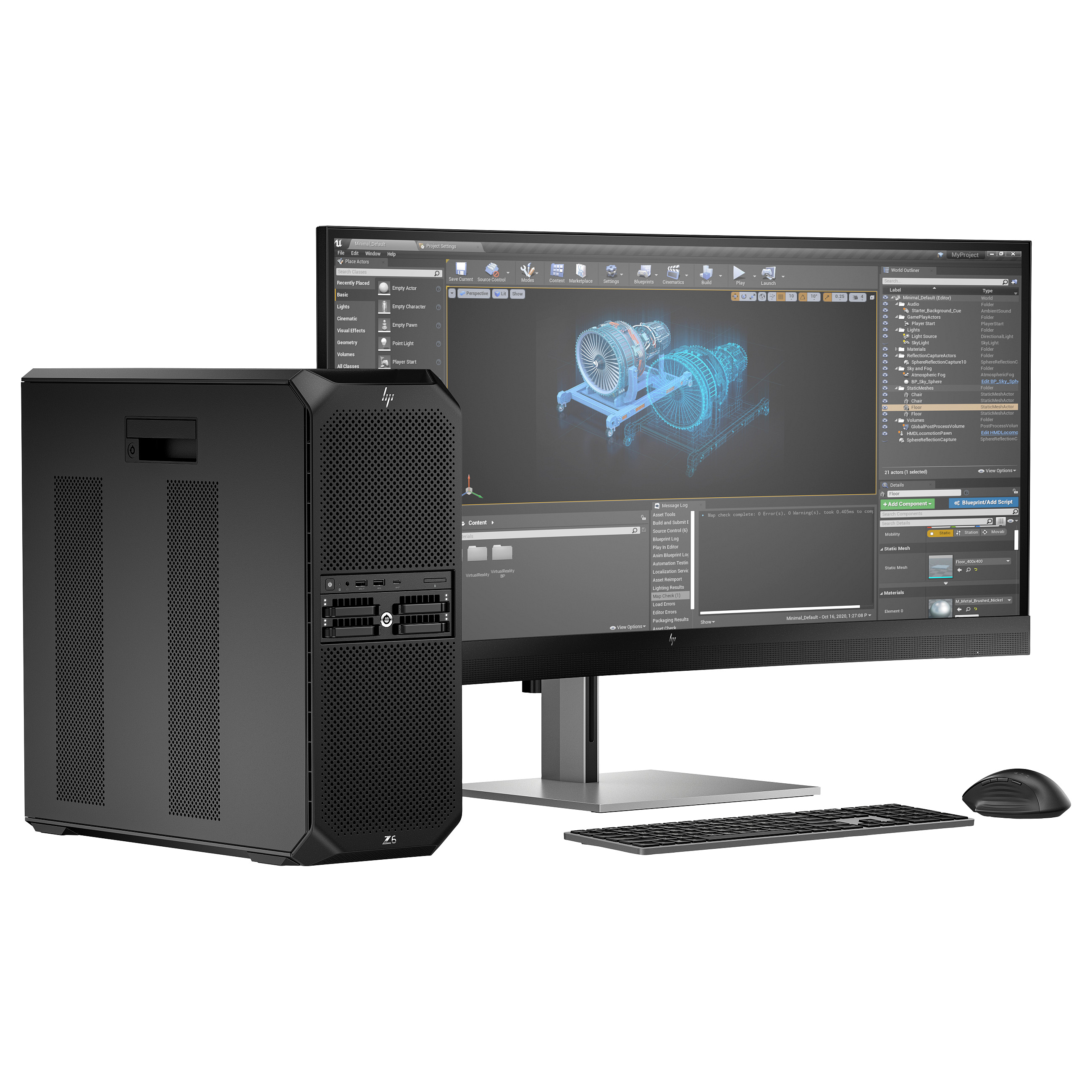 Radna stanica HP Z6 G5 A (AMD Threadripper Pro 7955WX, 64 GB RAM, 2 TB SSD, Win 11 Pro)-1