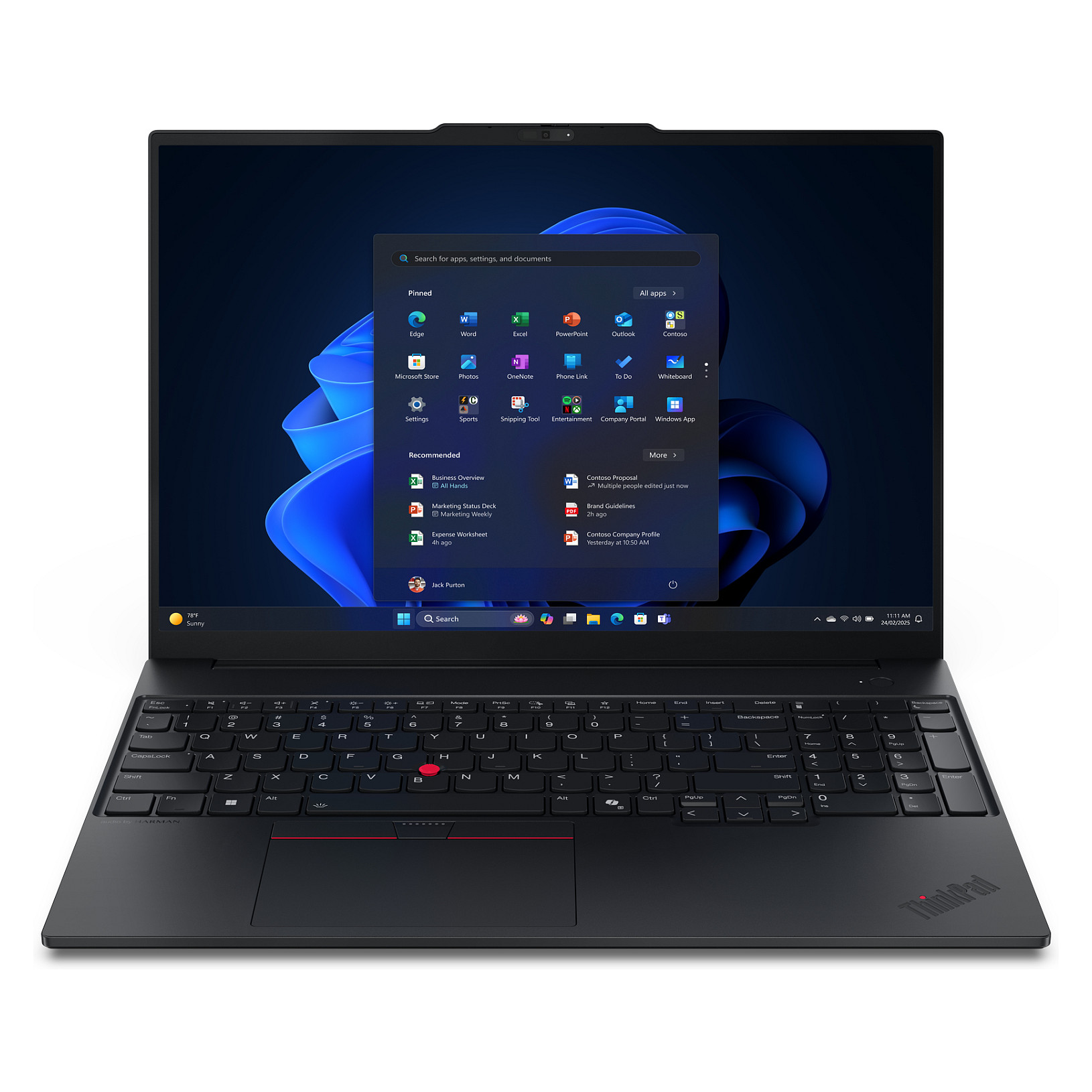 Laptop LENOVO ThinkPad E16 Gen 3 (16" WUXGA IPS, Intel Core Ultra 5 225U, 32GB RAM, 1TB SSD, Intel Arc Graphics, Windows 11 Pro, non HR tipkovnica)