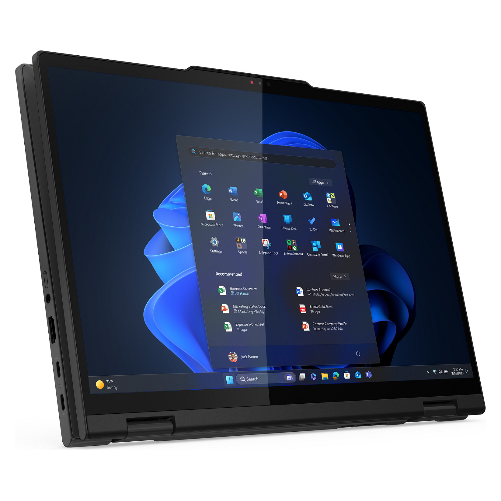 Laptop LENOVO ThinkPad T14s 2-in-1 G1 (14" WUXGA Touch, Intel Core Ultra 7 155U, 32GB RAM, 1TB SSD, Intel Graphics, Windows 11 Pro, Non-HR tipkovnica, 4G LTE)-14