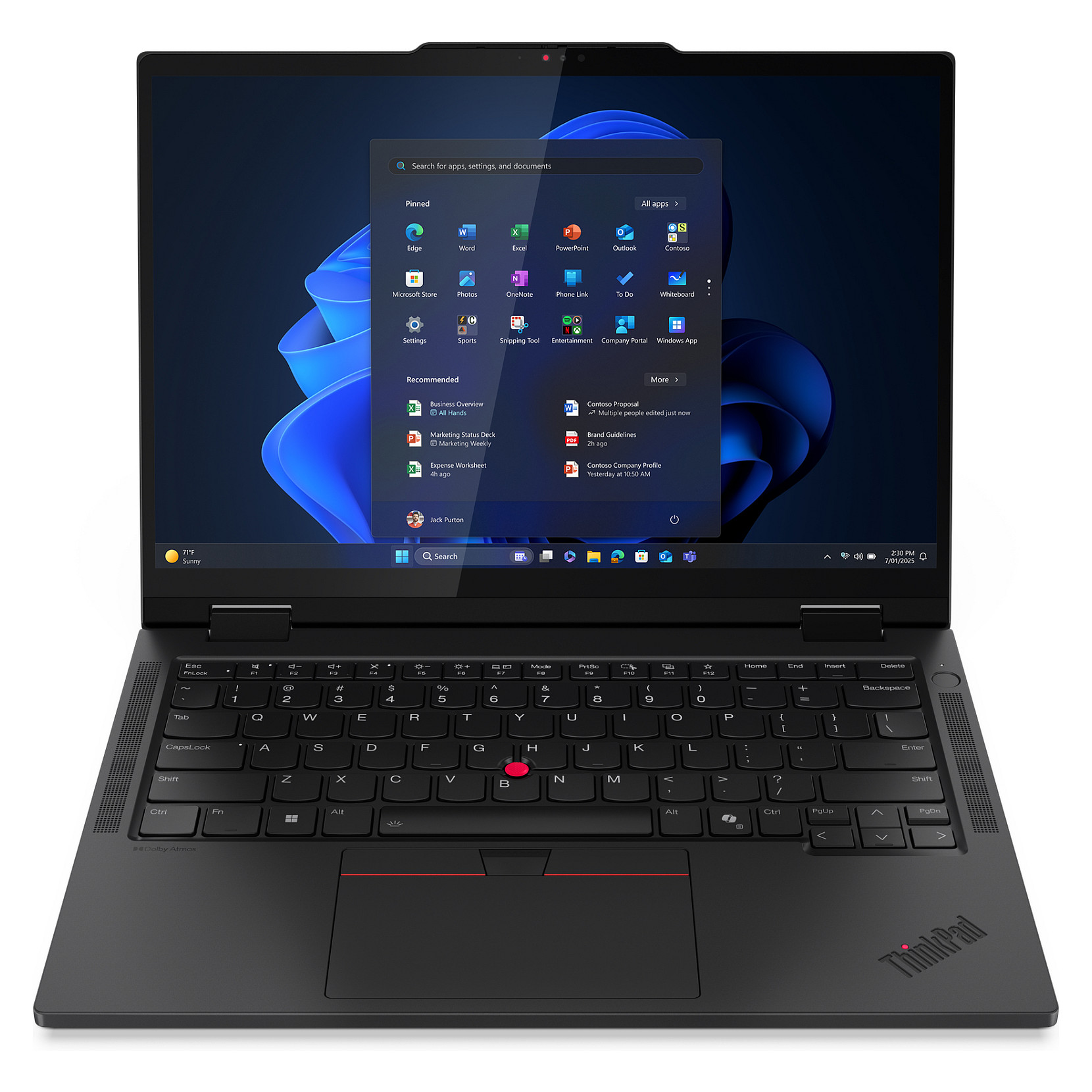 Laptop LENOVO ThinkPad T14s Gen 5 (14" WUXGA Touch, Intel Core Ultra 7 155U, 32 GB, 1 TB SSD, Win 11 Pro)-0