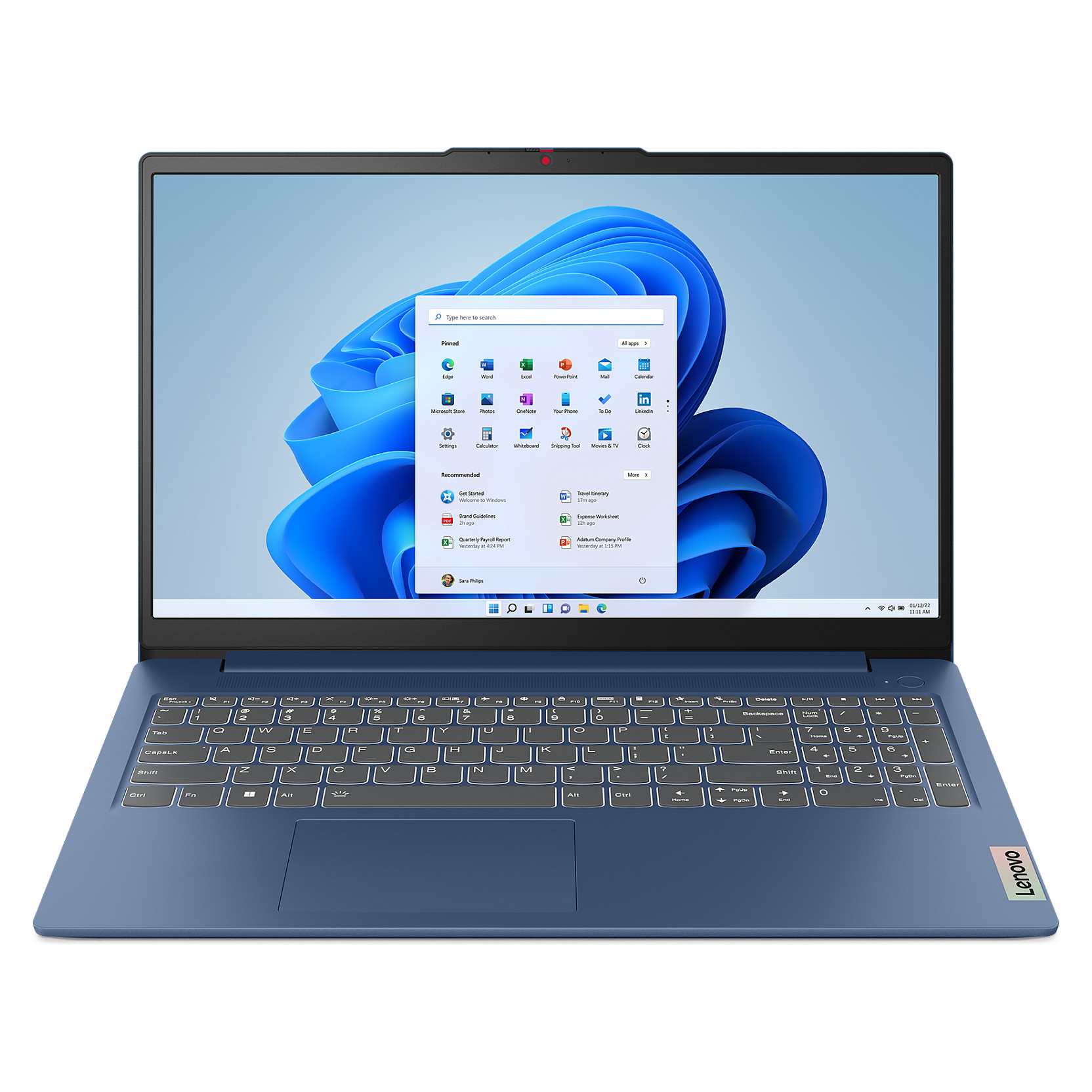 Laptop LENOVO IdeaPad Slim 3 15AMN8 (15.6" FHD, AMD Ryzen 5 7520U, 16 GB, 512 GB SSD, Windows 11 Home)-0