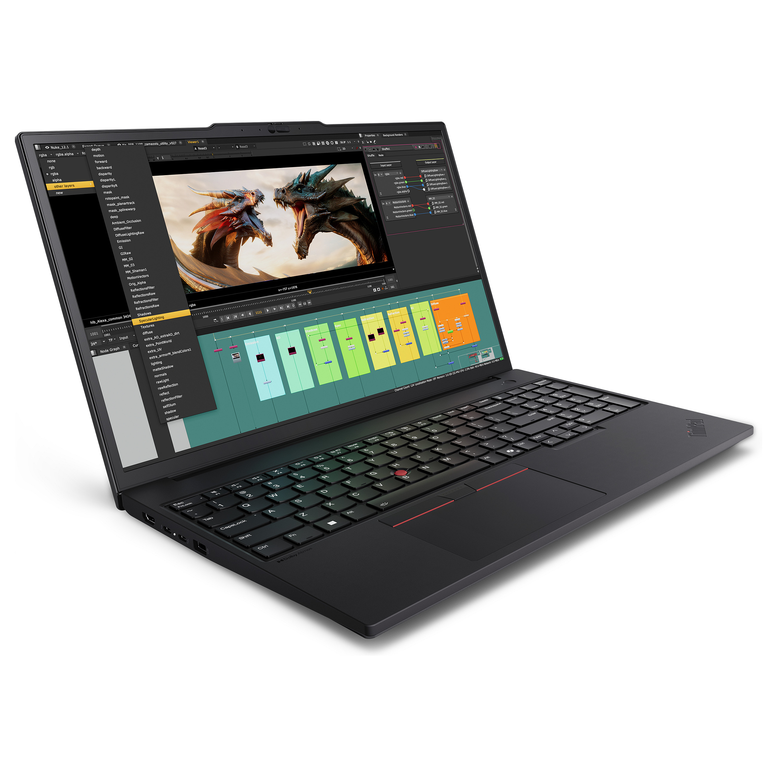Laptop LENOVO ThinkPad P16v G3 (16" WUXGA, Intel Core Ultra 7 155H, 32 GB, 512 GB SSD, NVIDIA RTX 1000 Ada, Win 11 Pro)-3