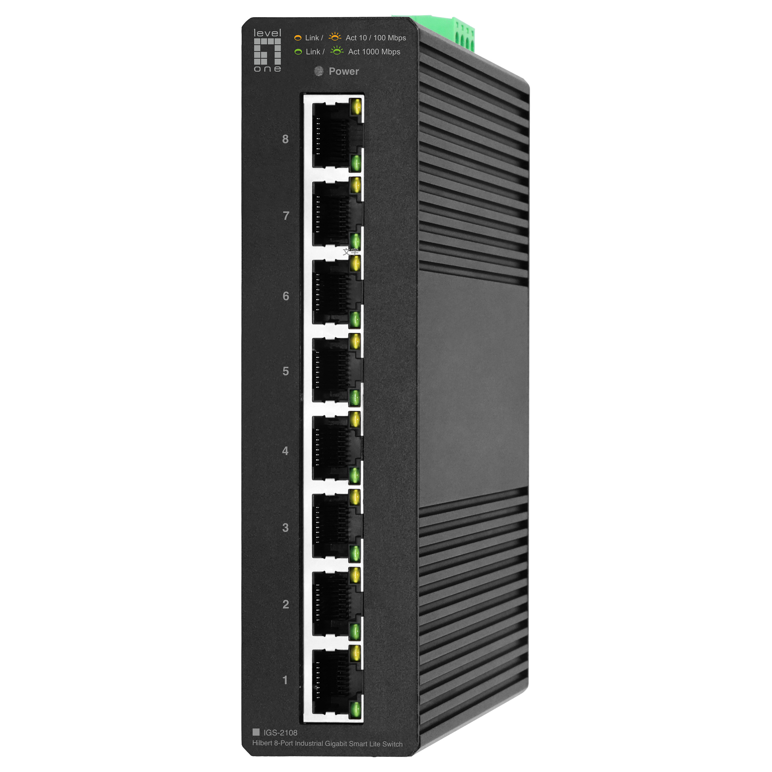 Mrežni switch LEVELONE IGS-2108 (8-portni, Gigabit, Smart Lite, Industrijski)