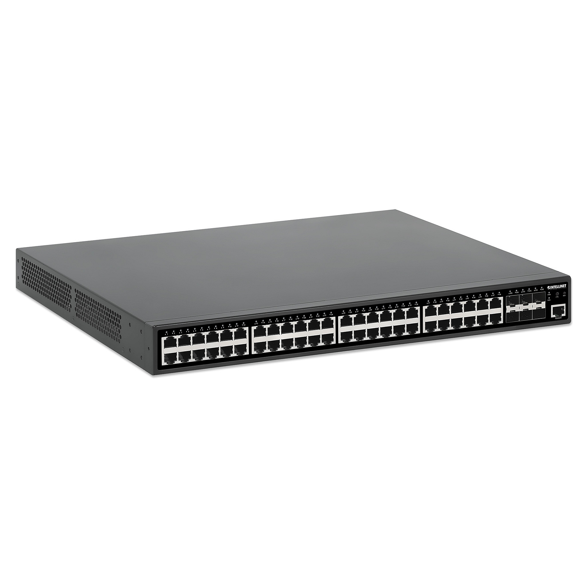 Mrežni Switch INTELLINET 561969 (54-Port L2+ Fully Managed, 48x Gigabit PoE+, 6x SFP+ 10G, 740W)-1