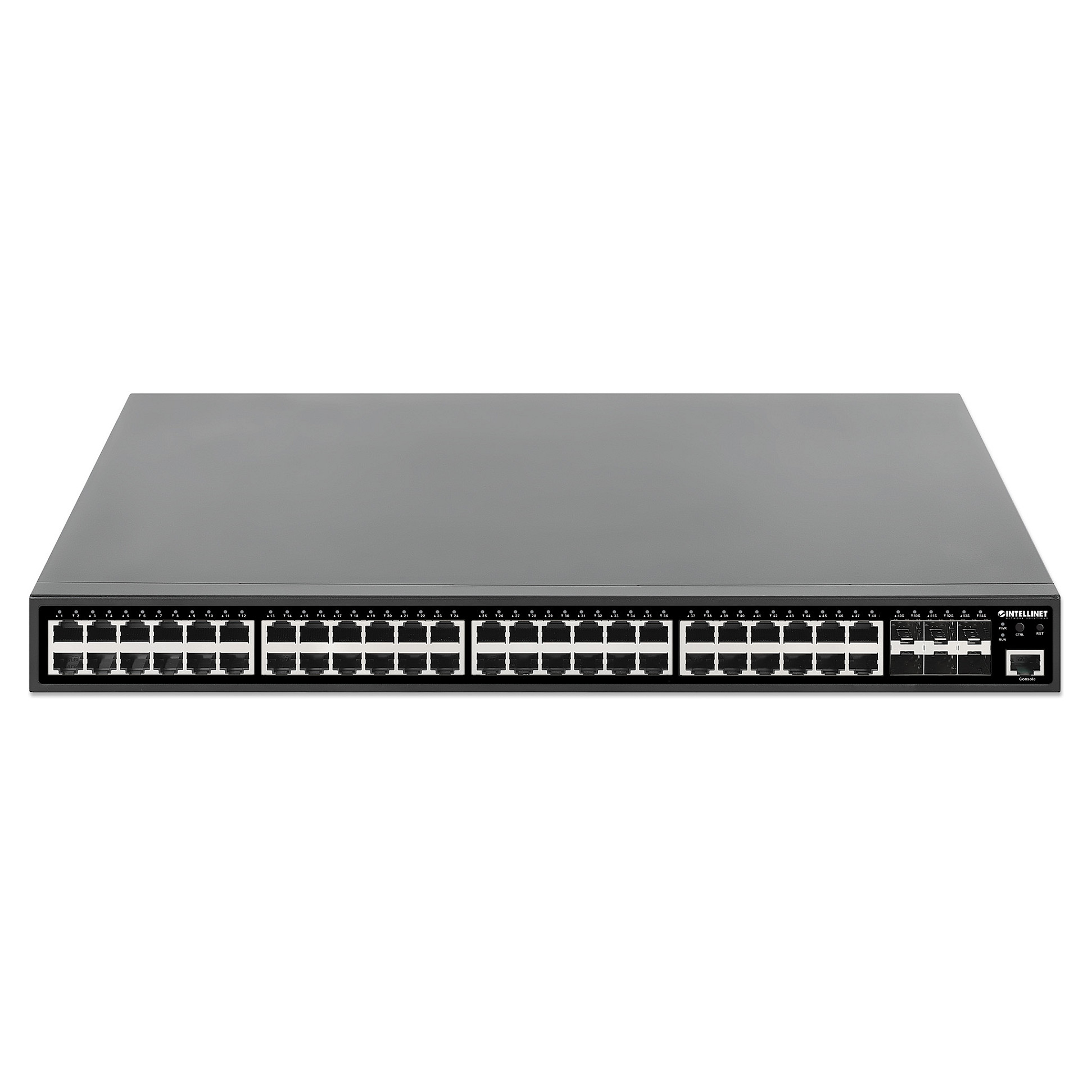 Mrežni Switch INTELLINET 561969 (54-Port L2+ Fully Managed, 48x Gigabit PoE+, 6x SFP+ 10G, 740W)-2