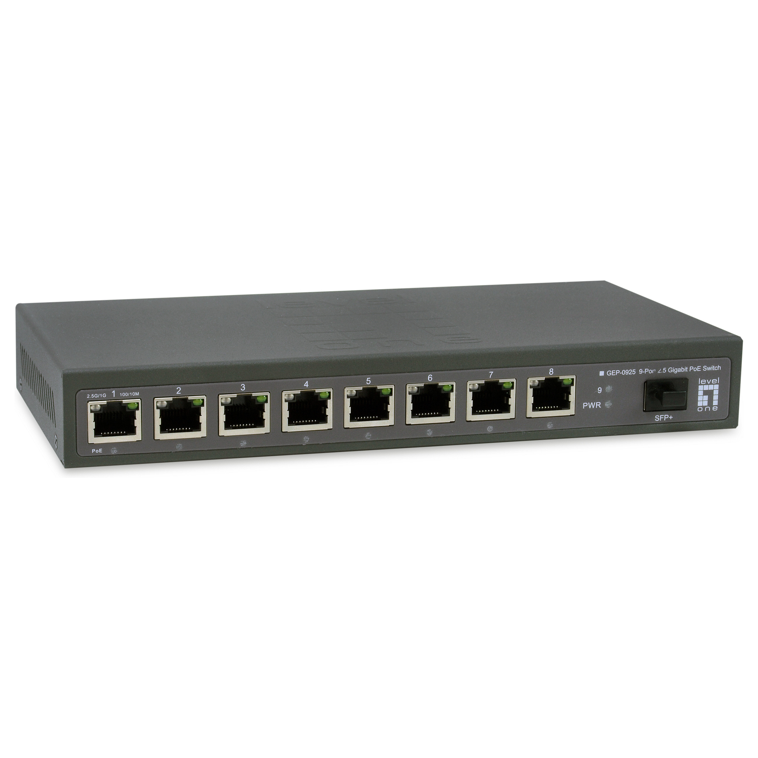 Mrežni switch LEVELONE GSW-0921 (8xGE PoE+, 1x10G SFP+, 120W, Unmanaged)-0