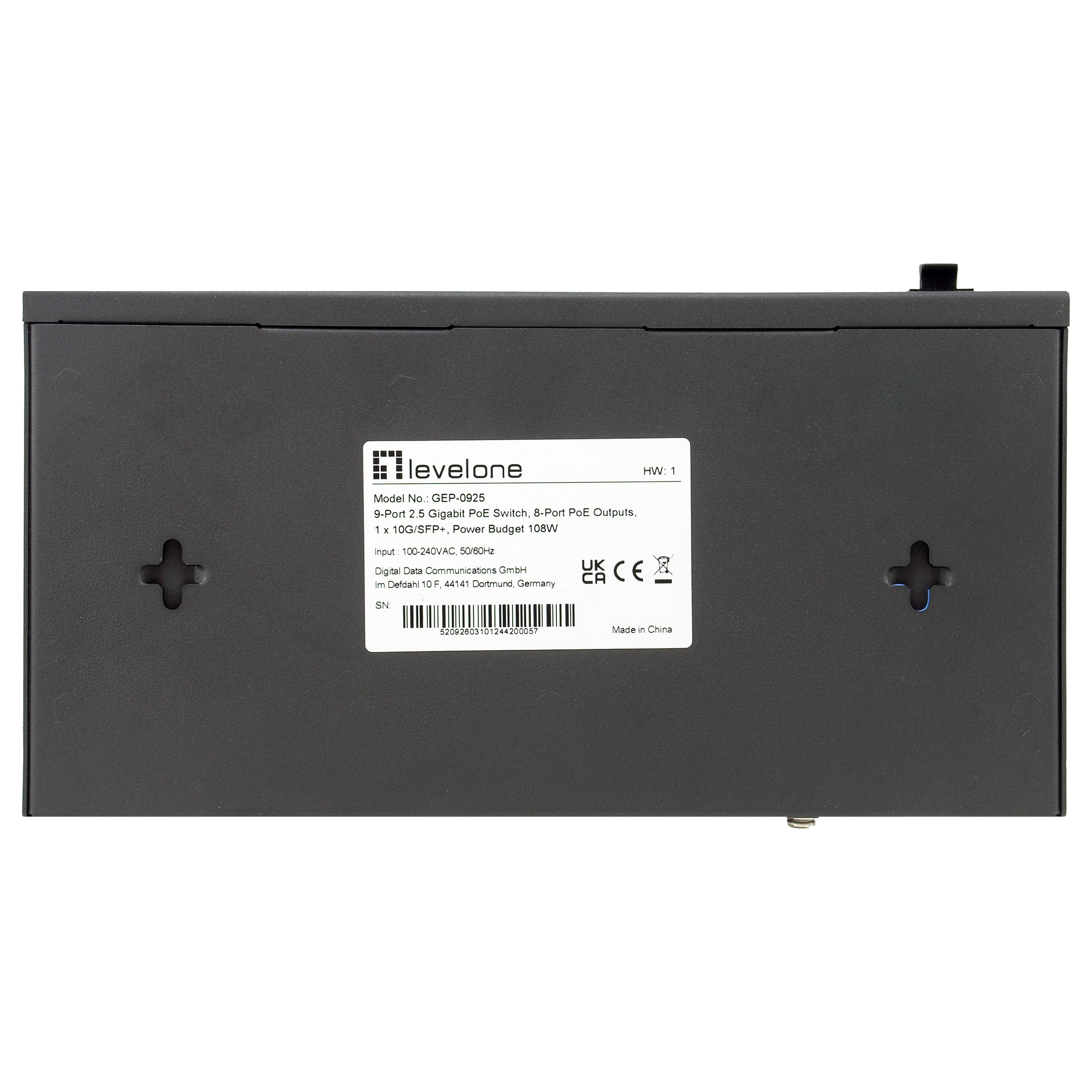 Mrežni switch LEVELONE GSW-0921 (8xGE PoE+, 1x10G SFP+, 120W, Unmanaged)-4