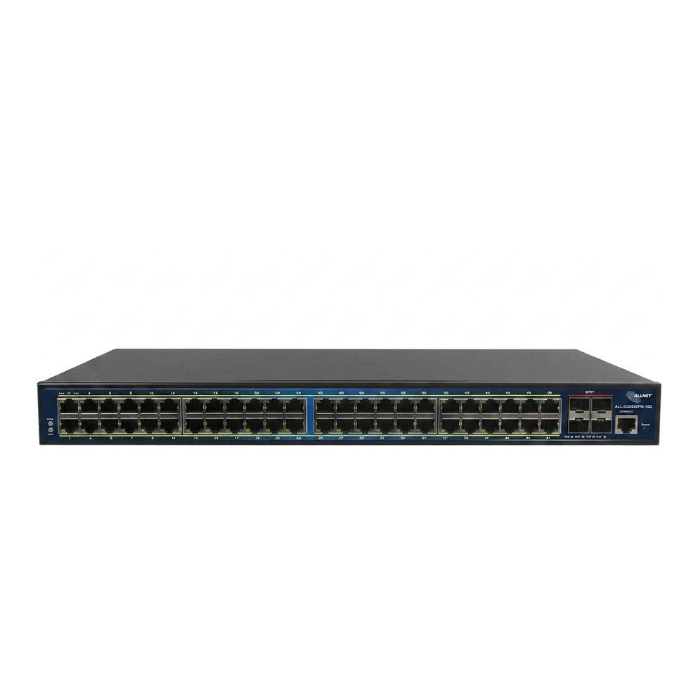 Mrežni switch ALLNET ALL-SG8652PMJ-10G-850W (52-portni, 48x GbE PoE+ 850W, 4x 10G SFP+)-0