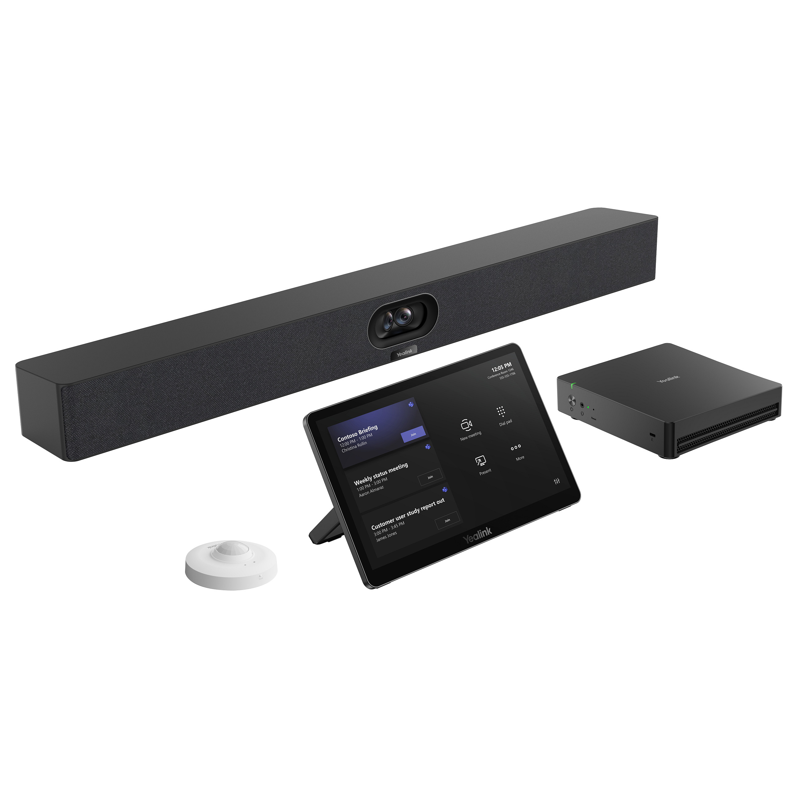 Sustav za video konferencije YEALINK MVC S40 (Microsoft Teams Rooms, SmartVision 40 360° kamera, MCore Pro, MTouch E2)