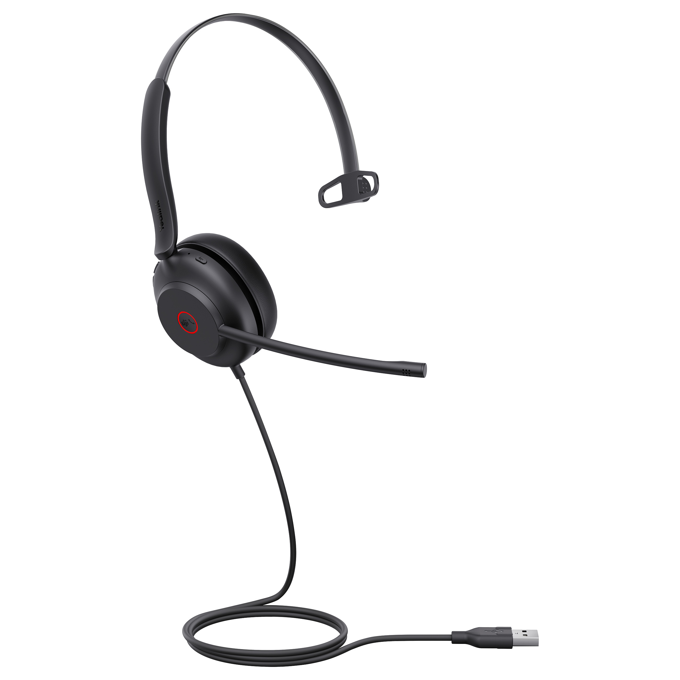 Slušalice s mikrofonom YEALINK UH35 Mono Teams (USB-A, MS Teams certifikat, Noise-Canceling mikrofon)-1