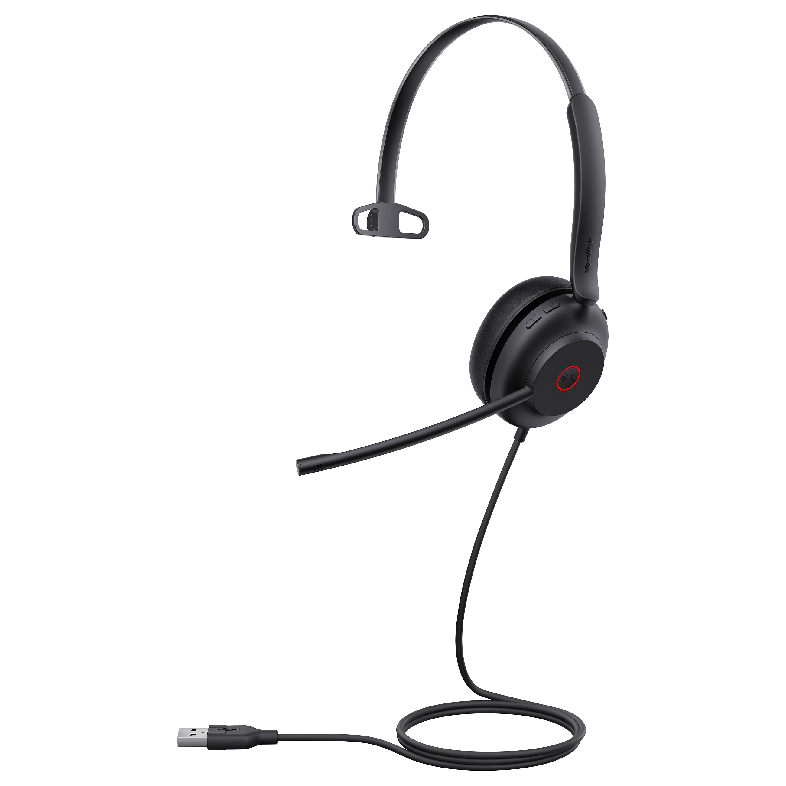 Slušalice s mikrofonom YEALINK UH35 Mono Teams (USB-A, MS Teams certifikat, Noise-Canceling mikrofon)-4