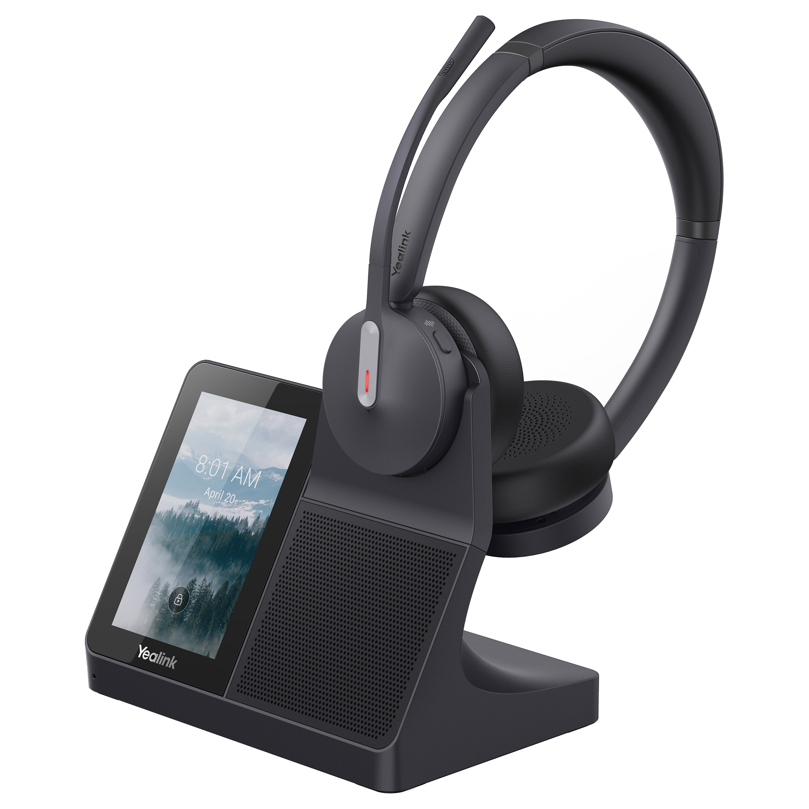 DECT bežične slušalice YEALINK WH64 Workstation Dual (3-mic Noise Cancelling, do 14h razgovora, UC certifikat)-1