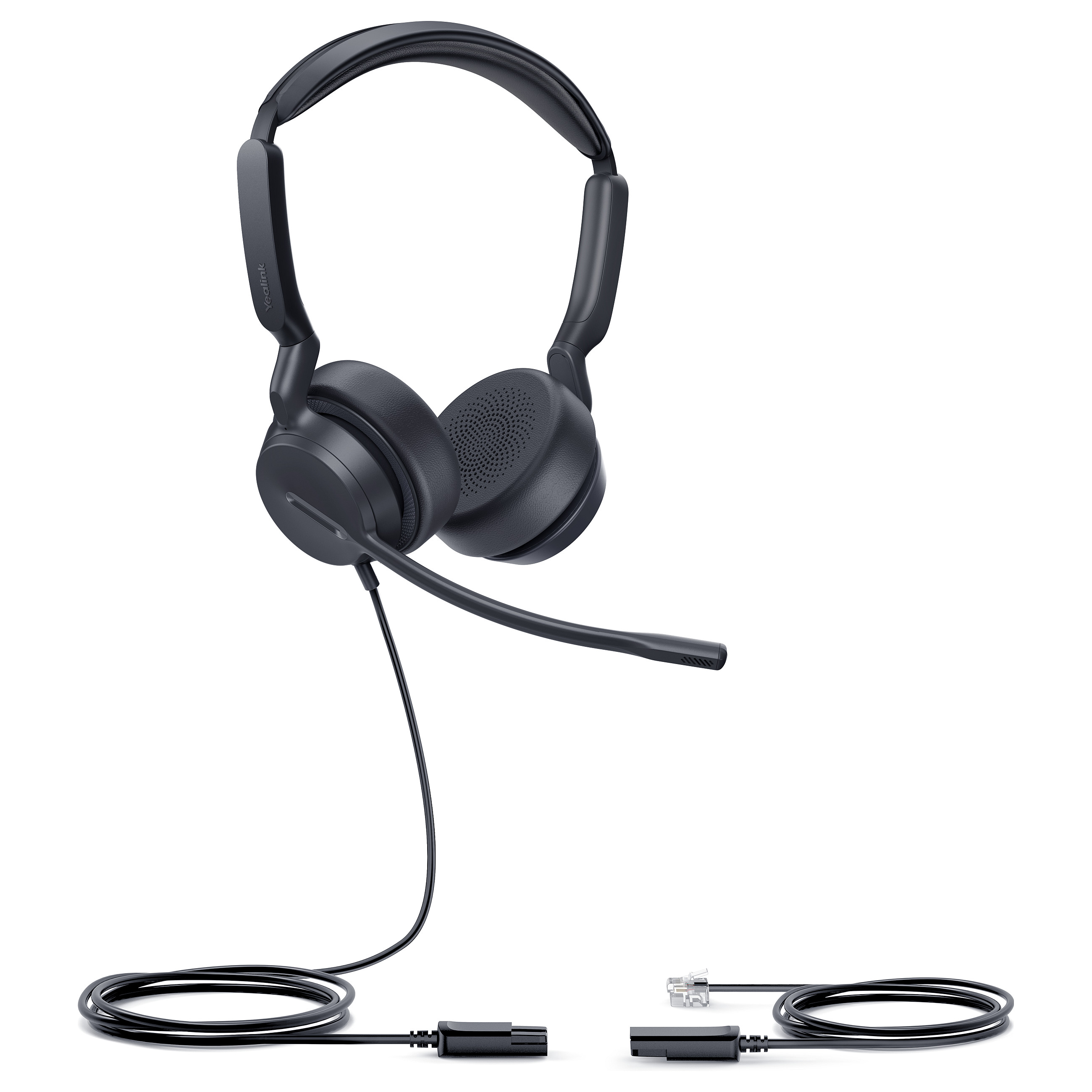 Slušalice s mikrofonom YEALINK YHS36 Dual (QD na RJ9, Noise-canceling mikrofon, Wideband audio)-1
