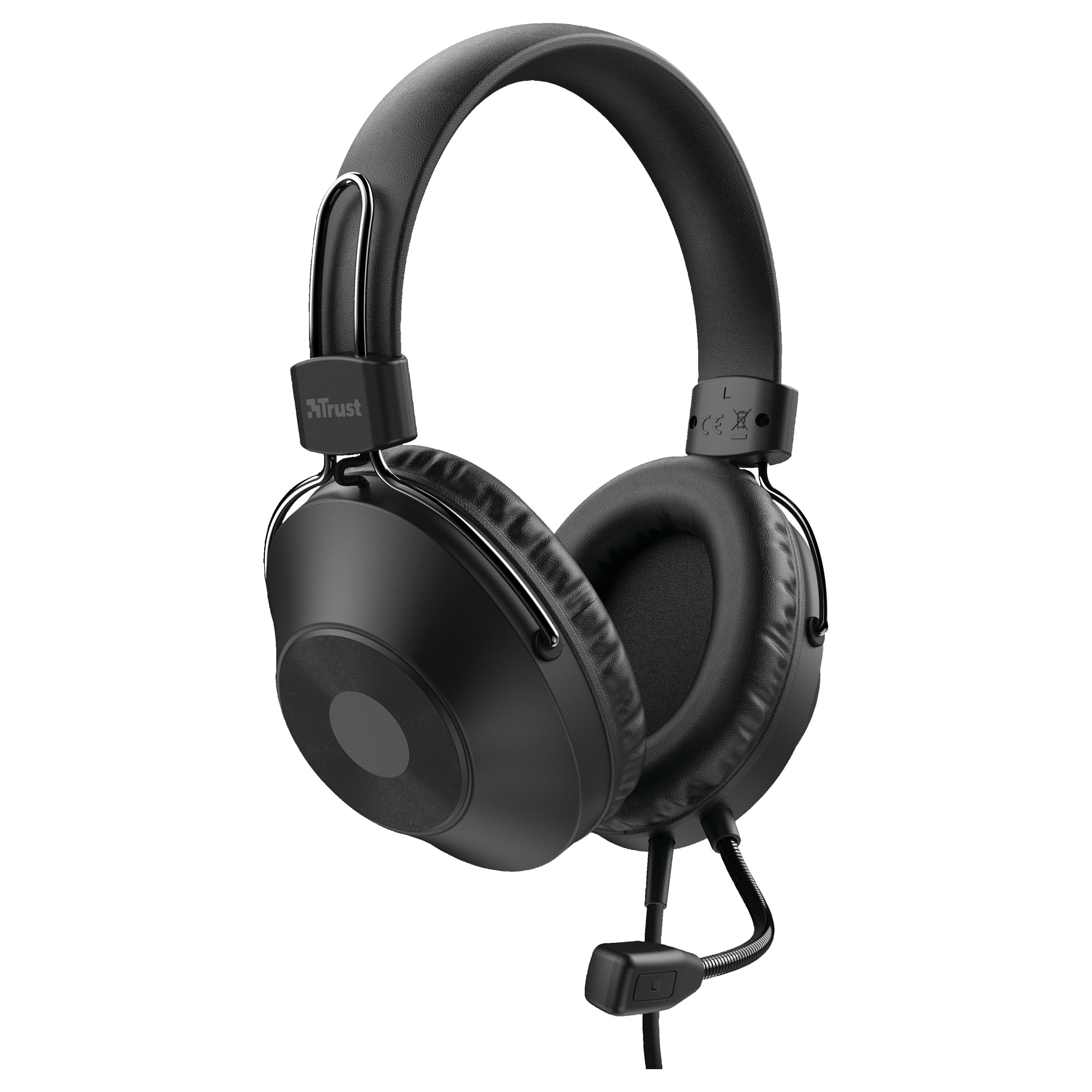 Slušalice s mikrofonom TRUST HS-250 USB (Over-Ear, podesivi mikrofon, kontrole na kabelu)-1