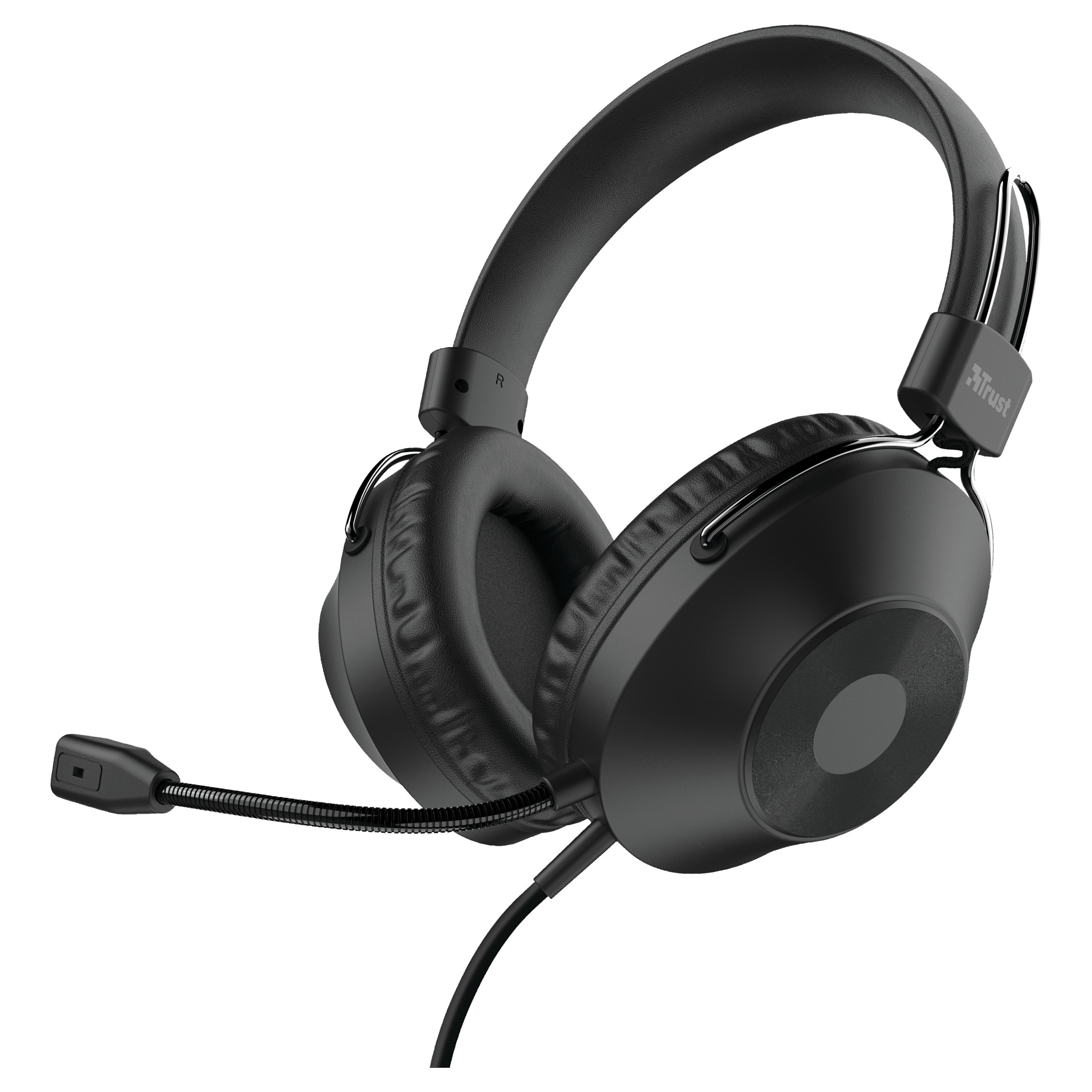 Slušalice s mikrofonom TRUST HS-250 USB (Over-Ear, podesivi mikrofon, kontrole na kabelu)-2