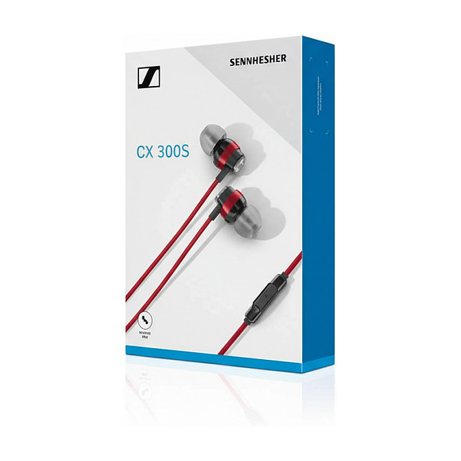 In-ear slušalice EPOS | SENNHEISER CX 300S crvene (3.5mm, mikrofon)-0
