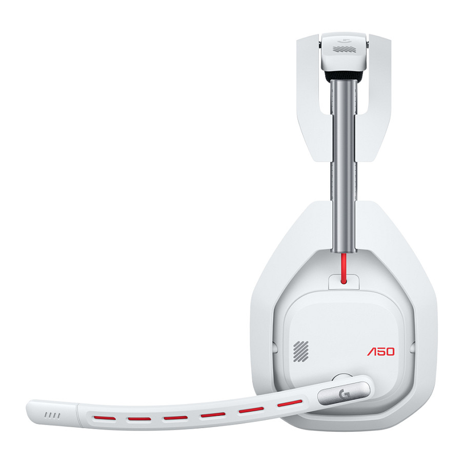 Gaming slušalice LOGITECH A50 LIGHTSPEED Wireless + Bazna stanica (PS5/PS4/PC, Dolby Audio, 15h baterija) White-3