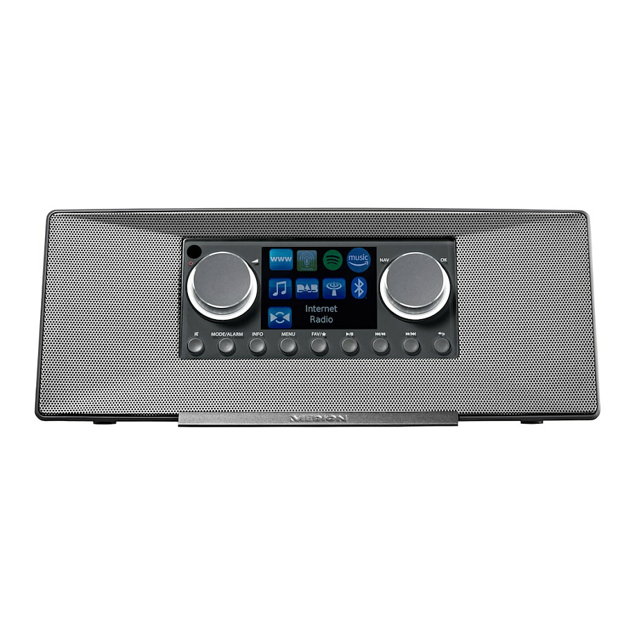 Internet radio MEDION MD 89289 (DAB+, FM, Bluetooth, Spotify Connect, 2x 7.5W) sivi-3