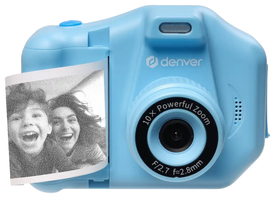 Dječji fotoaparat DENVER KPC-1370BU (2,8" LCD, 48 MP, termalni ispis, plava boja)-0