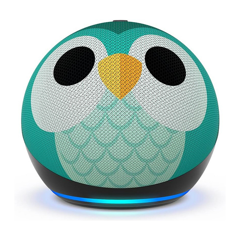 Pametni zvučnik AMAZON Echo Dot Kids (5. generacija), Sova dizajn (Alexa, Wi-Fi, Bluetooth)-0