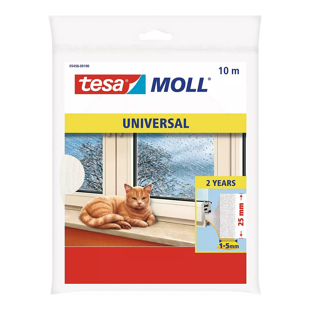 Brtvena traka TESA Moll Universal (9 mm x 10 m, za procjepe 1-5 mm, bijela)