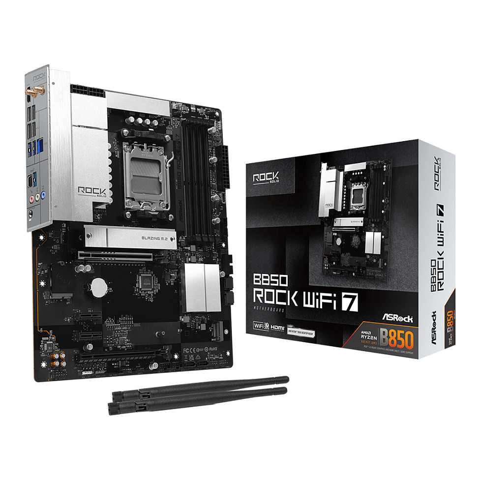 Matična ploča ASROCK B850M-HDV/M.2 (AM5, B850, mATX, DDR5, PCIe 5.0)