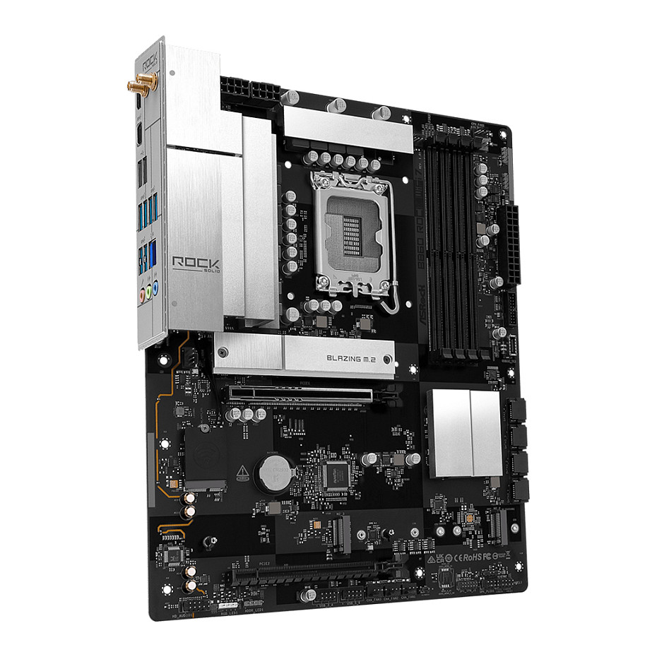 Matična ploča ASROCK B860 Rock WiFi7 (DDR5, Socket 1851, ATX, Wi-Fi 7, PCIe 5.0)-2
