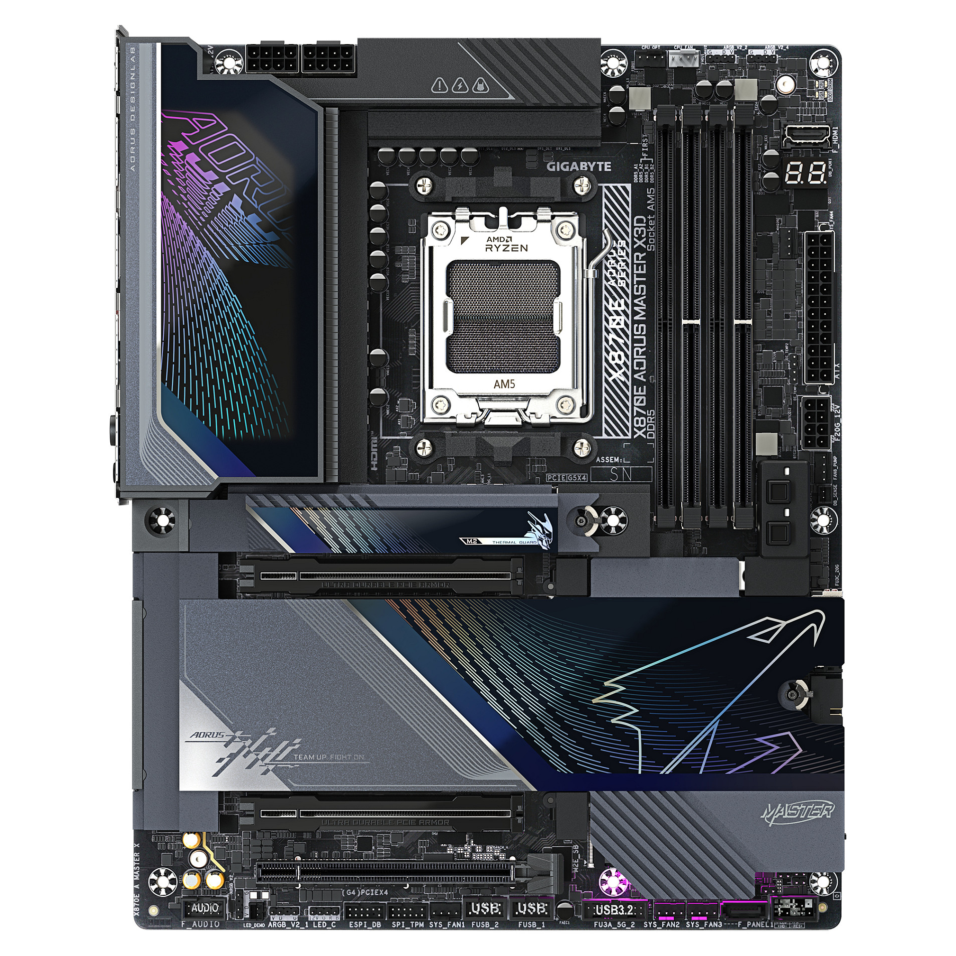 Matična ploča GIGABYTE X870E AORUS MASTER (AM5, E-ATX, DDR5, Wi-Fi 7, 10GbE LAN)-1
