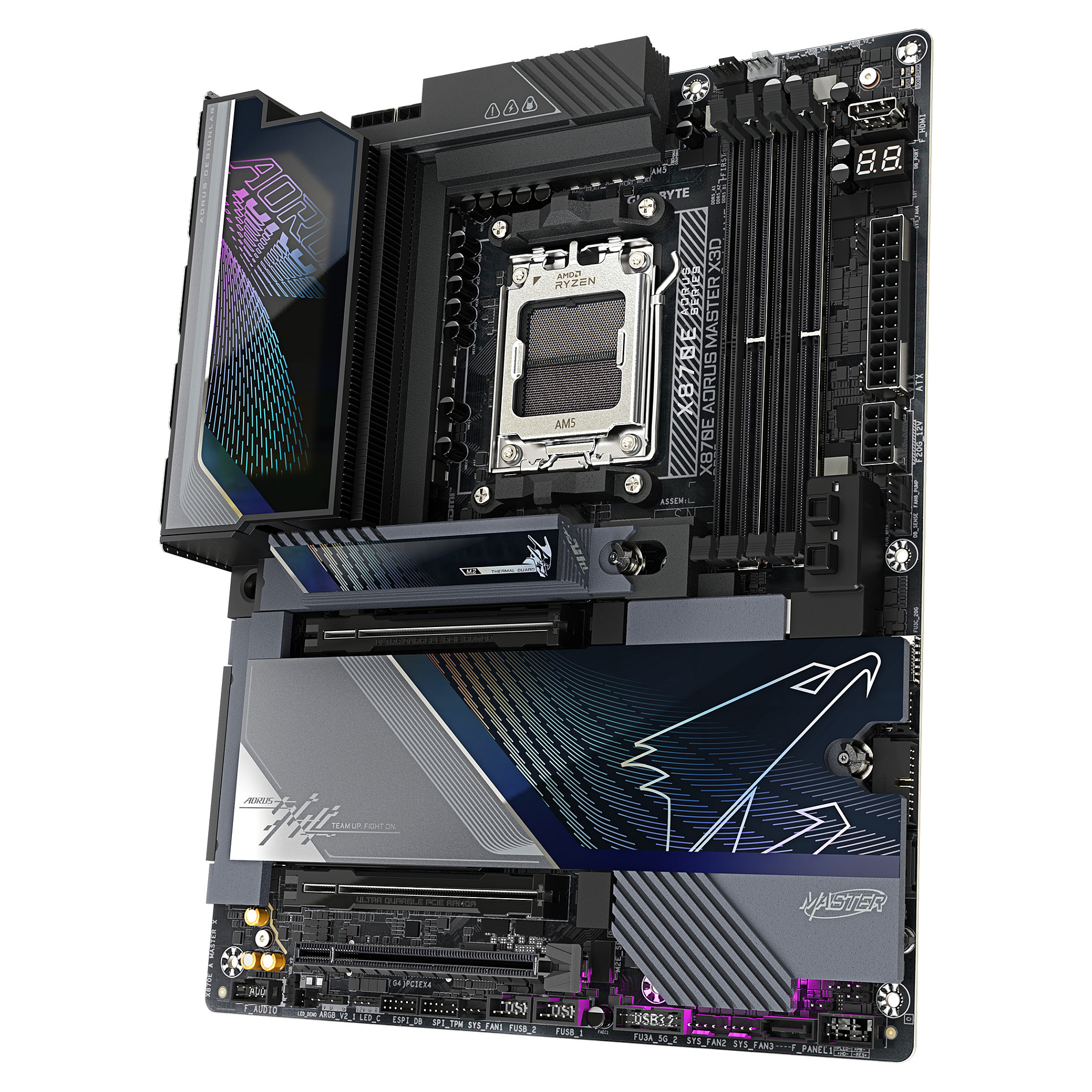 Matična ploča GIGABYTE X870E AORUS MASTER (AM5, E-ATX, DDR5, Wi-Fi 7, 10GbE LAN)-4