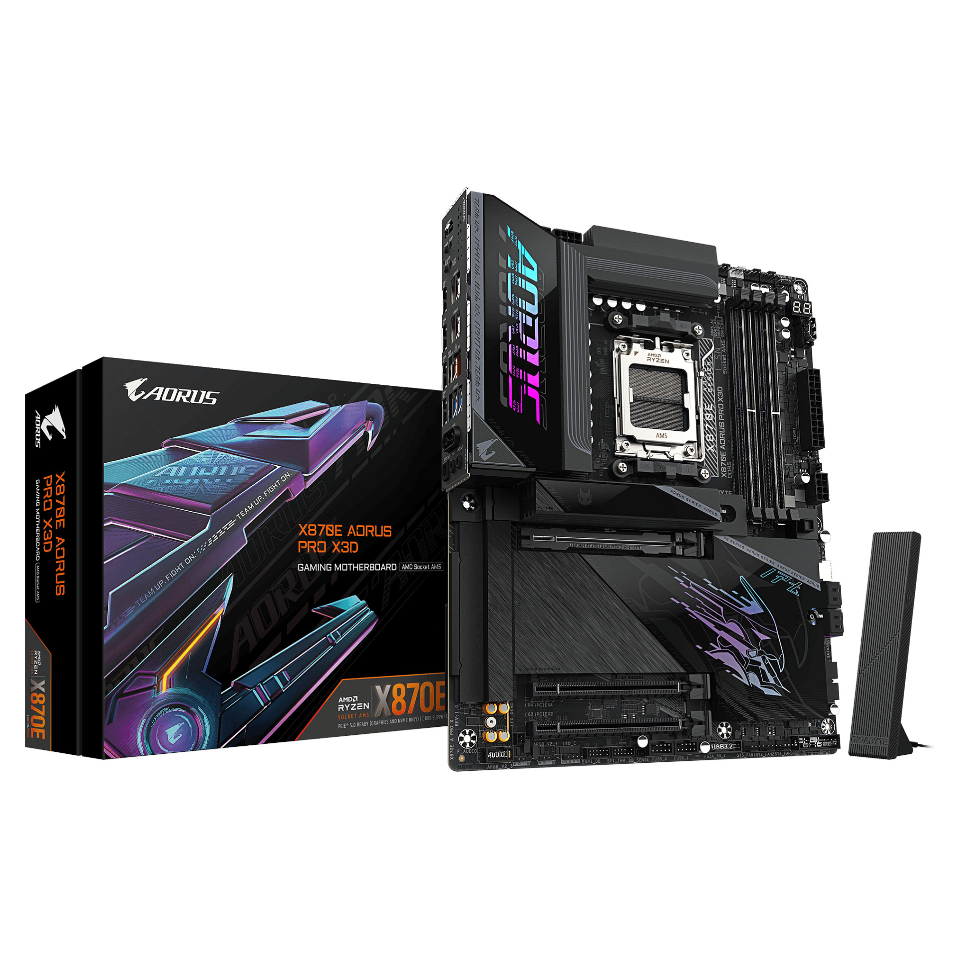 Matična ploča GIGABYTE X870E AORUS PRO X (AM5, DDR5, PCIe 5.0, Wi-Fi 7)