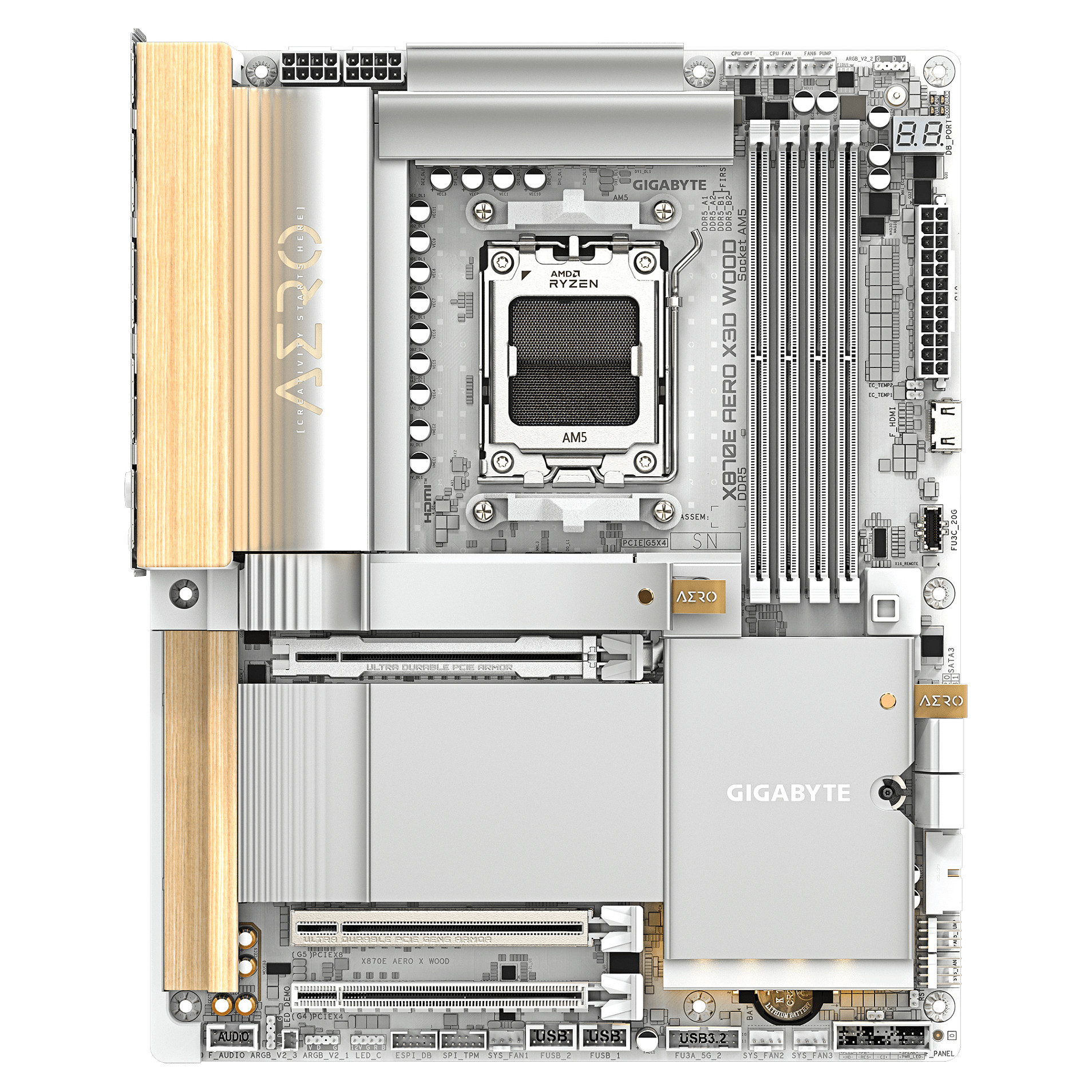Matična ploča GIGABYTE X870E AORUS XTREME (AM5, E-ATX, DDR5, PCIe 5.0, Wi-Fi 7)-1