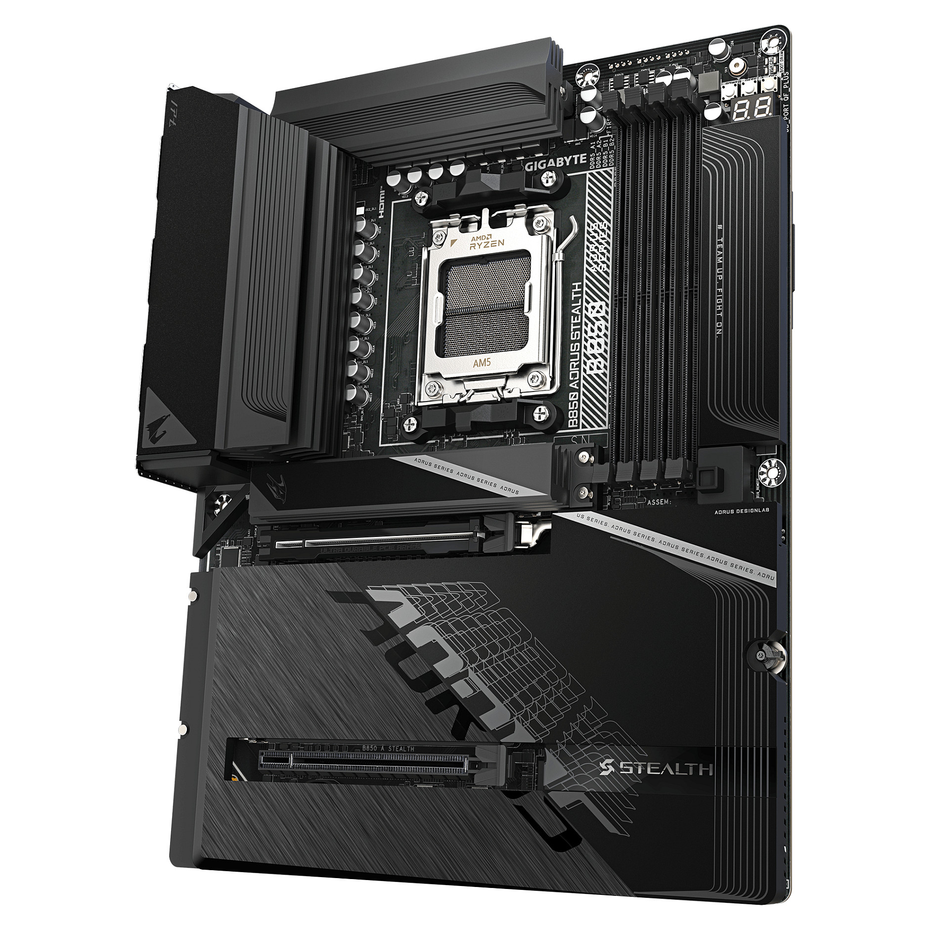 Matična ploča GIGABYTE B850 AORUS STEALTH (AM5, ATX, DDR5, Wi-Fi 7)-4