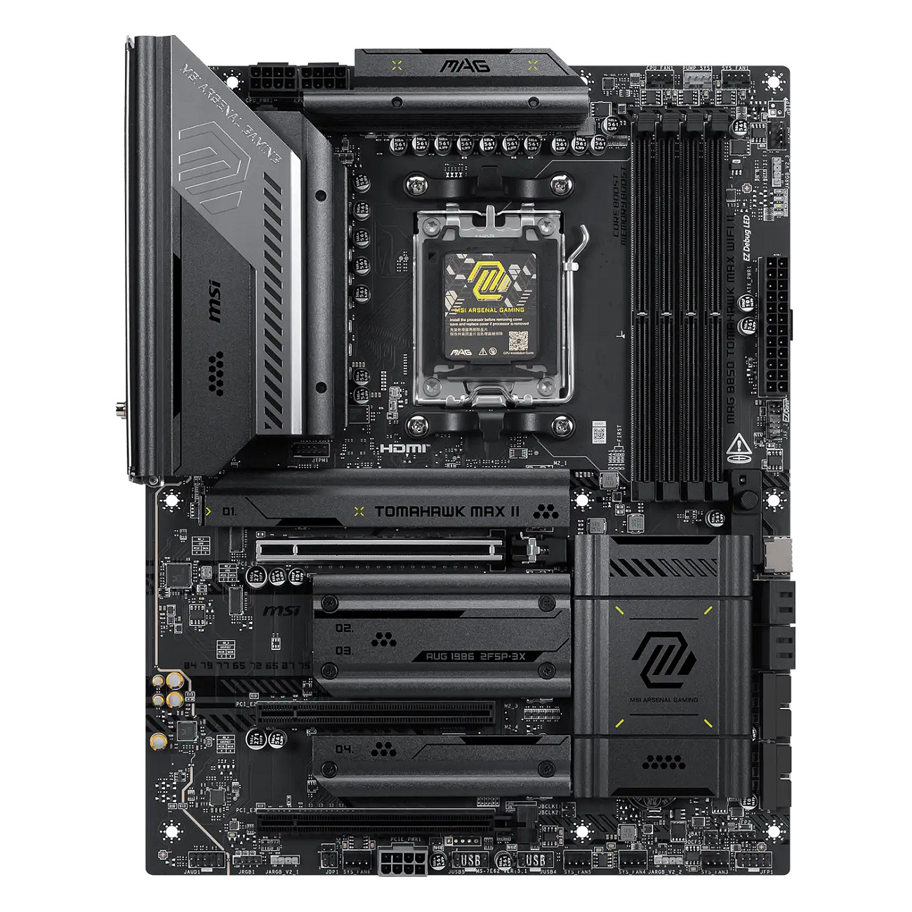 Matična ploča MSI MAG B850 TOMAHAWK MAX WIFI II (AM5, B850, DDR5, Wi-Fi 7, ATX)