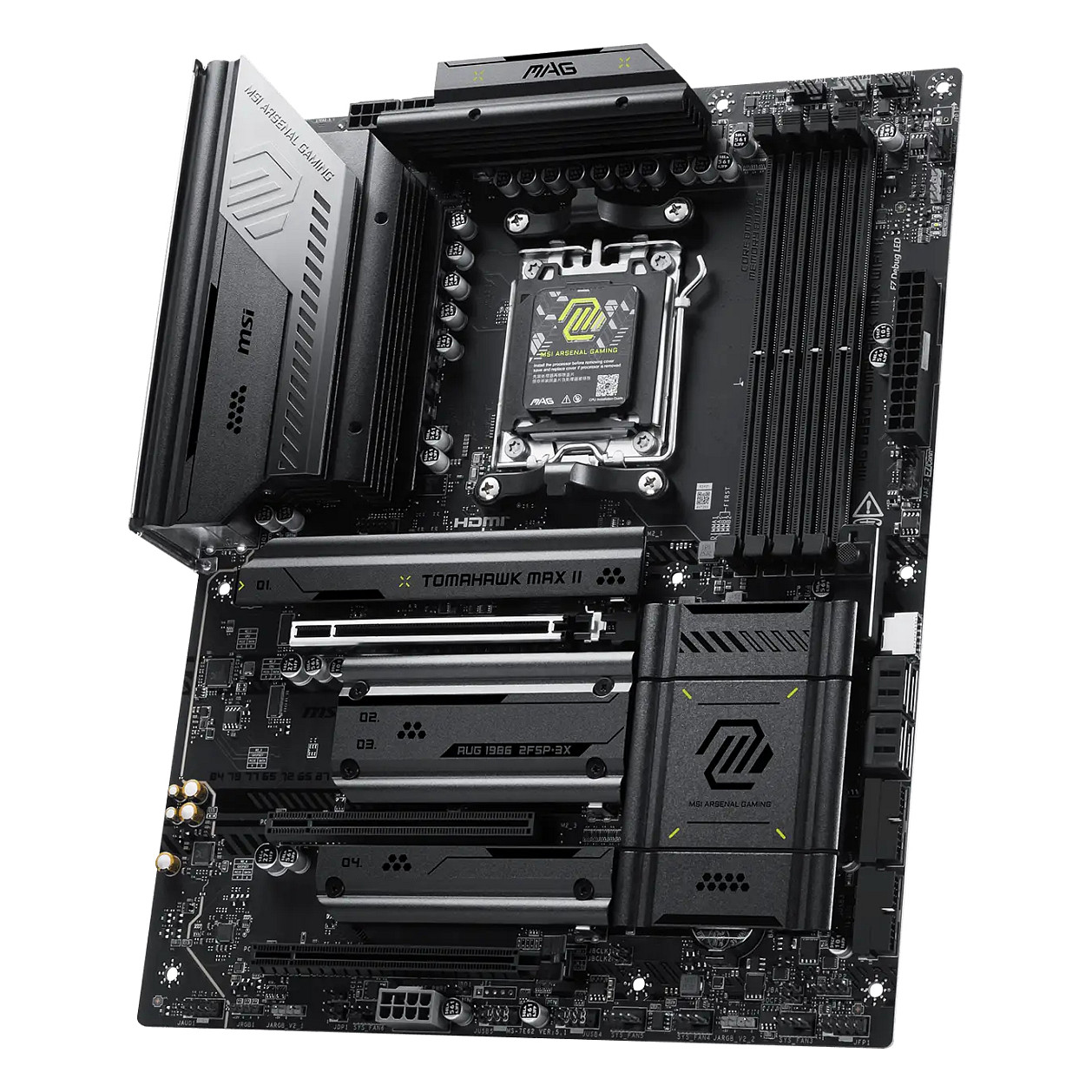 Matična ploča MSI MAG B850 TOMAHAWK MAX WIFI II (AM5, B850, DDR5, Wi-Fi 7, ATX)-1