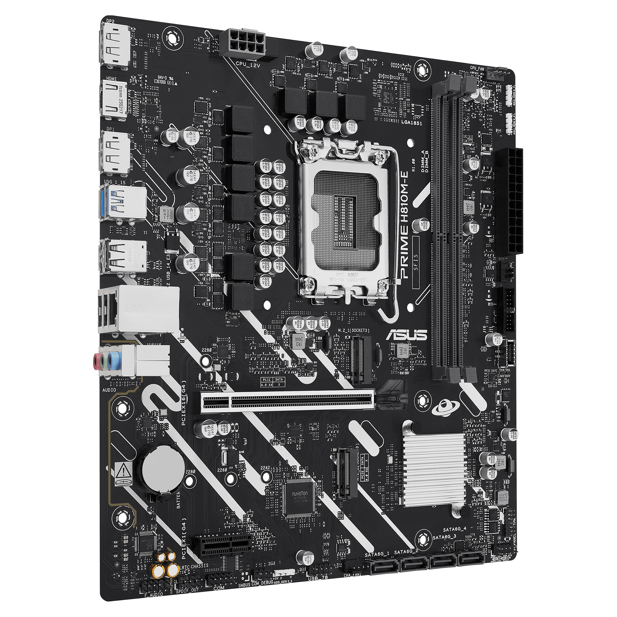 Matična ploča ASUS PRIME H610M-E D4-CSM (LGA 1700, mATX, DDR4, PCIe 4.0)-1