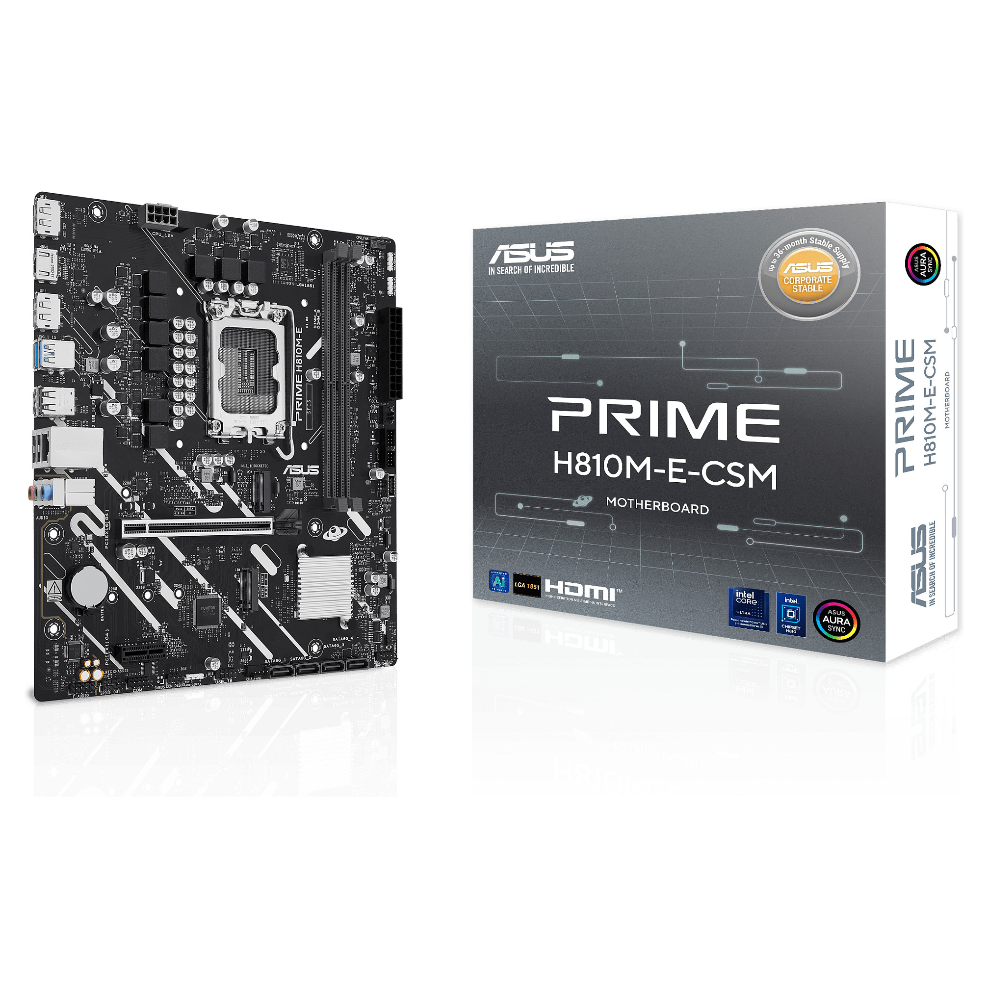 Matična ploča ASUS PRIME H610M-E D4-CSM (LGA 1700, mATX, DDR4, PCIe 4.0)-2