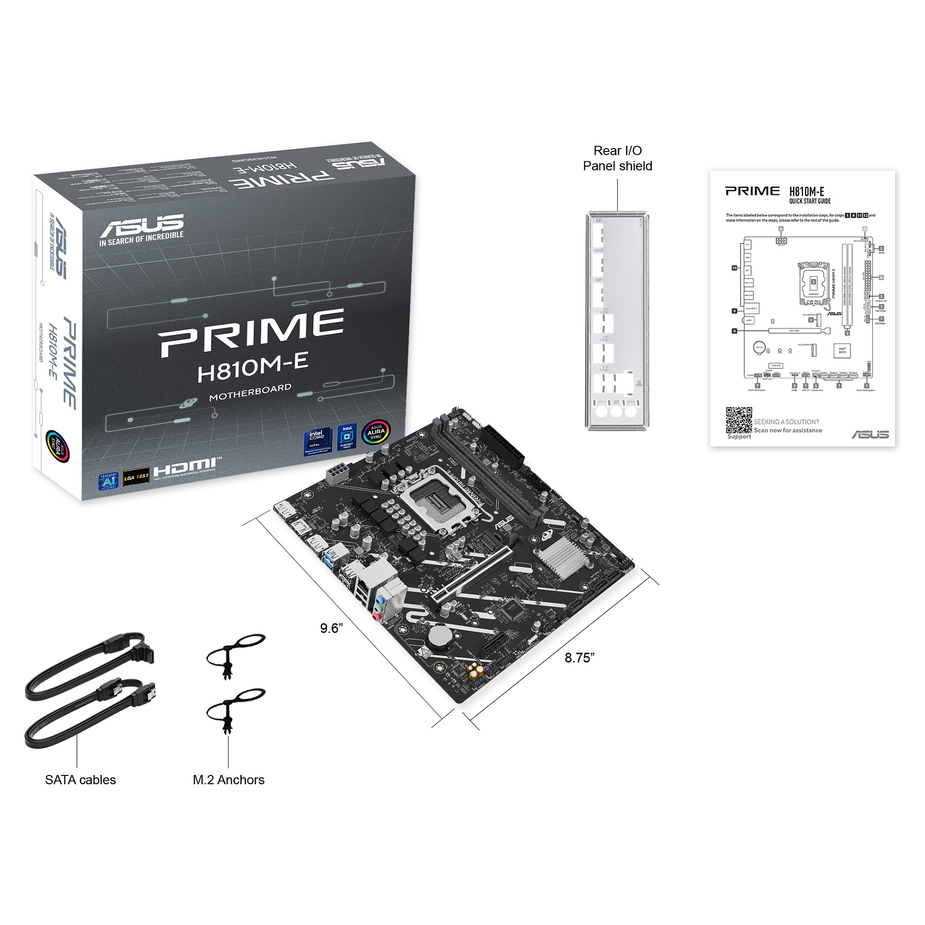 Matična ploča ASUS PRIME H610M-E D4-CSM (LGA 1700, mATX, DDR4, PCIe 4.0)-4
