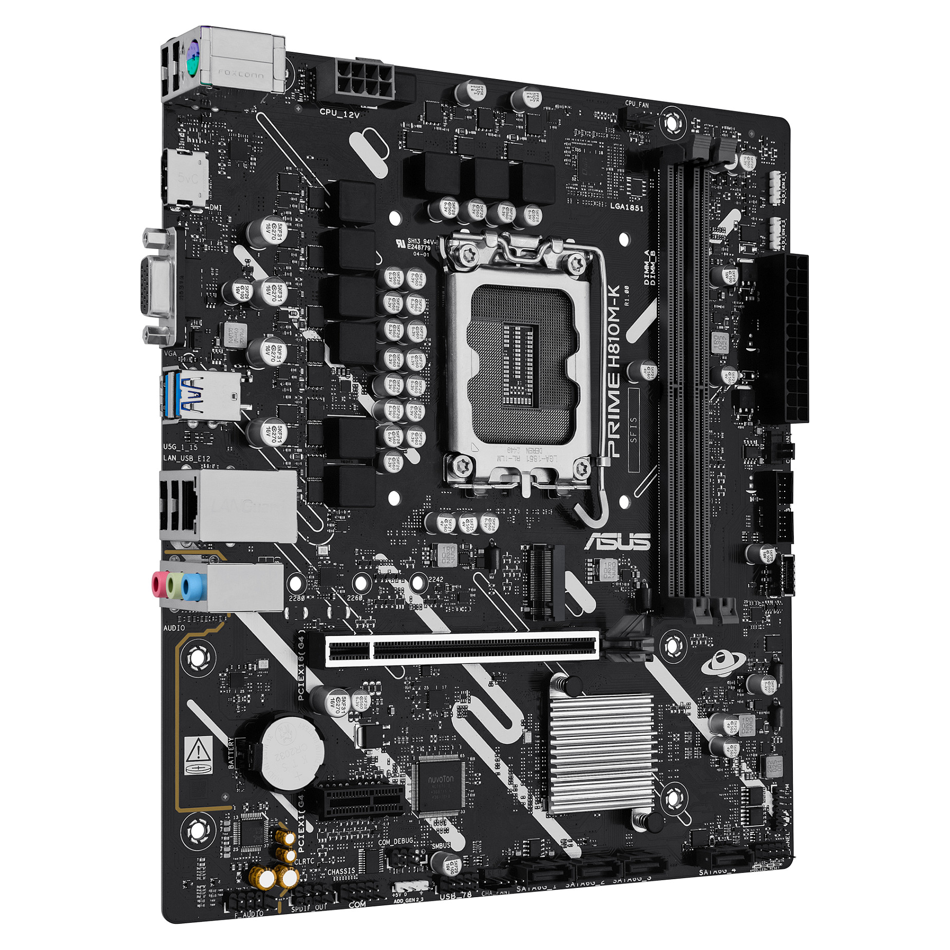 Matična ploča ASUS PRIME H810M-K (LGA 1851, mATX, DDR5, M.2)-1