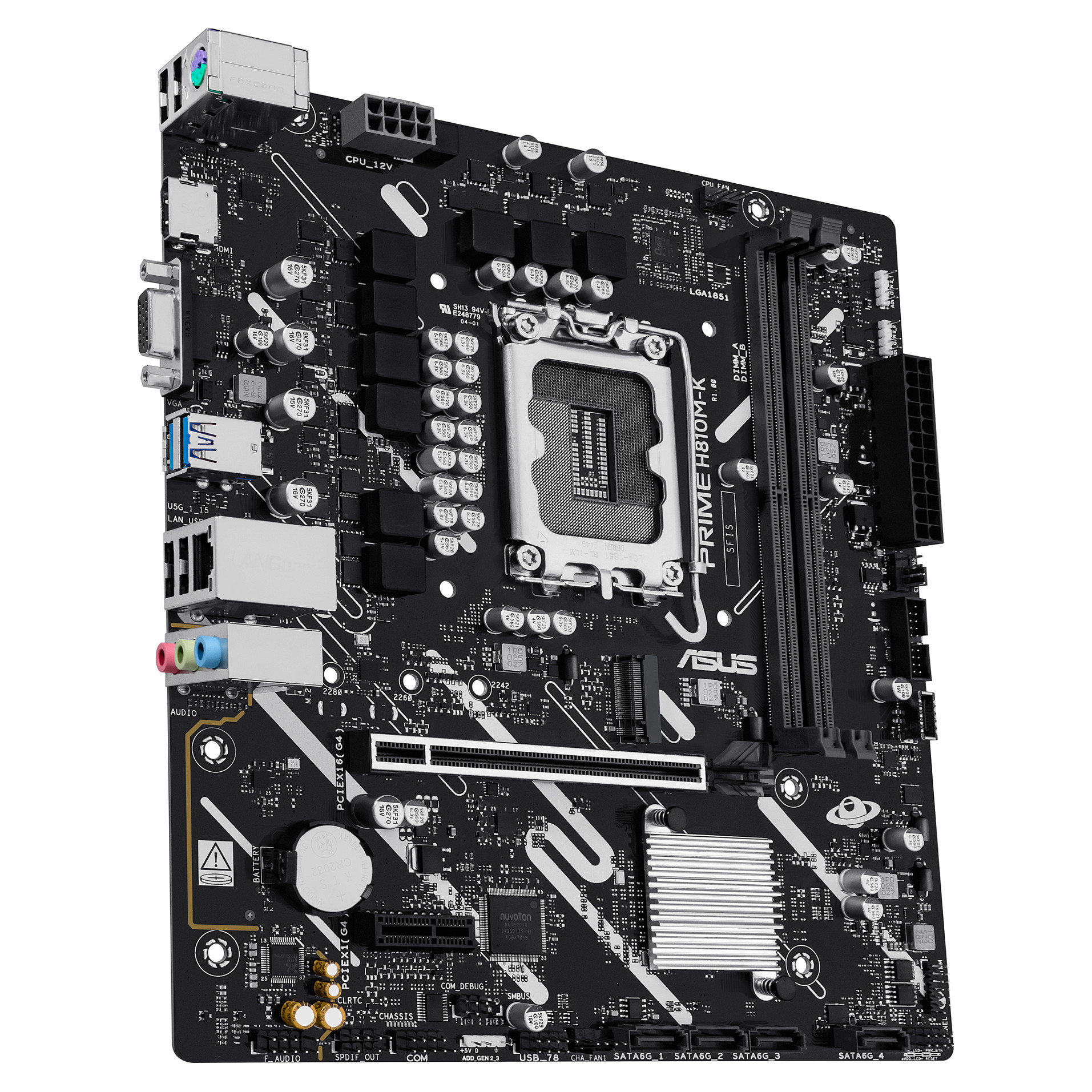 Matična ploča ASUS PRIME H810M-K (LGA 1851, mATX, DDR5, M.2)-2