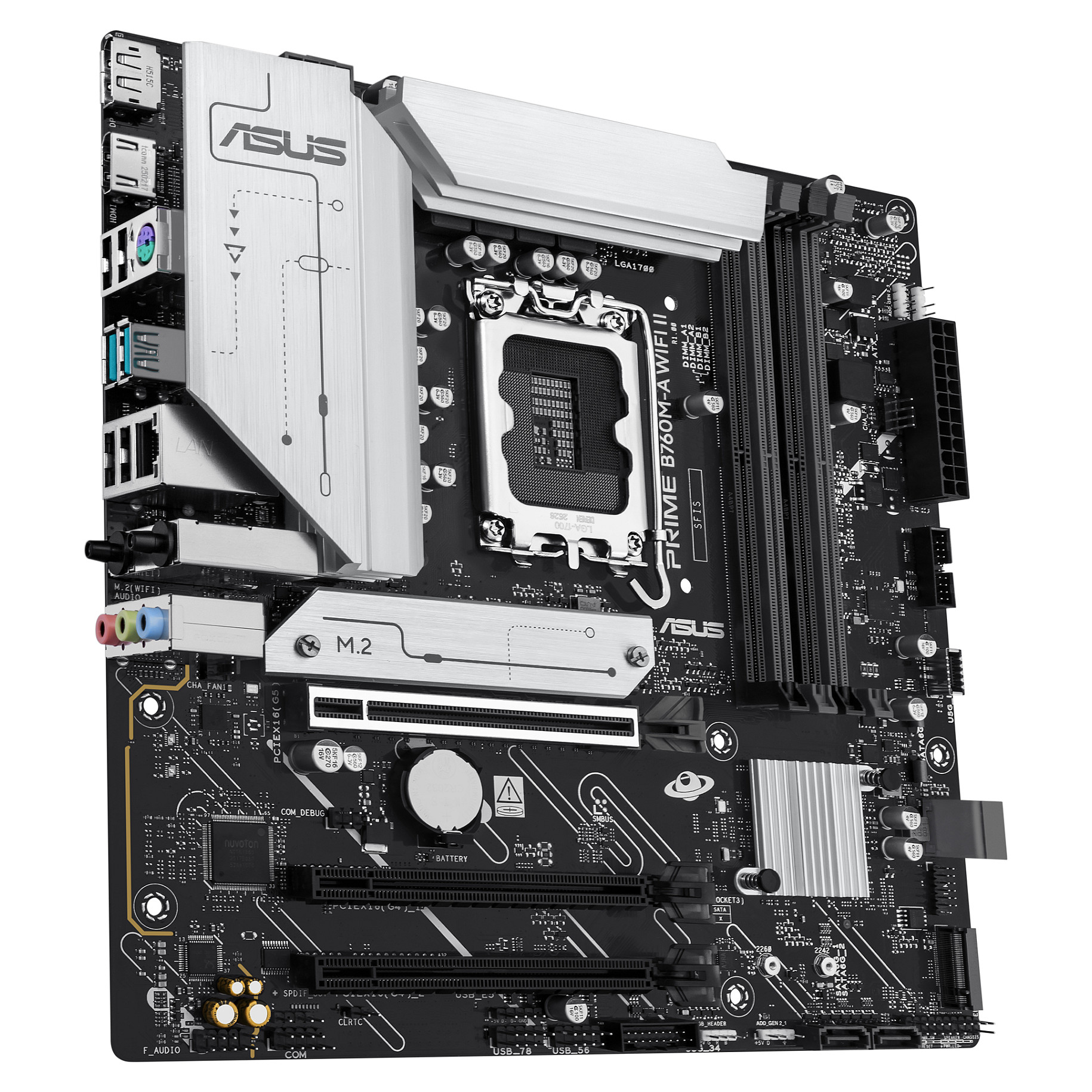 Matična ploča ASUS PRIME B760M-A WIFI II (Socket 1700, B760, mATX, DDR5, WiFi 6)-2