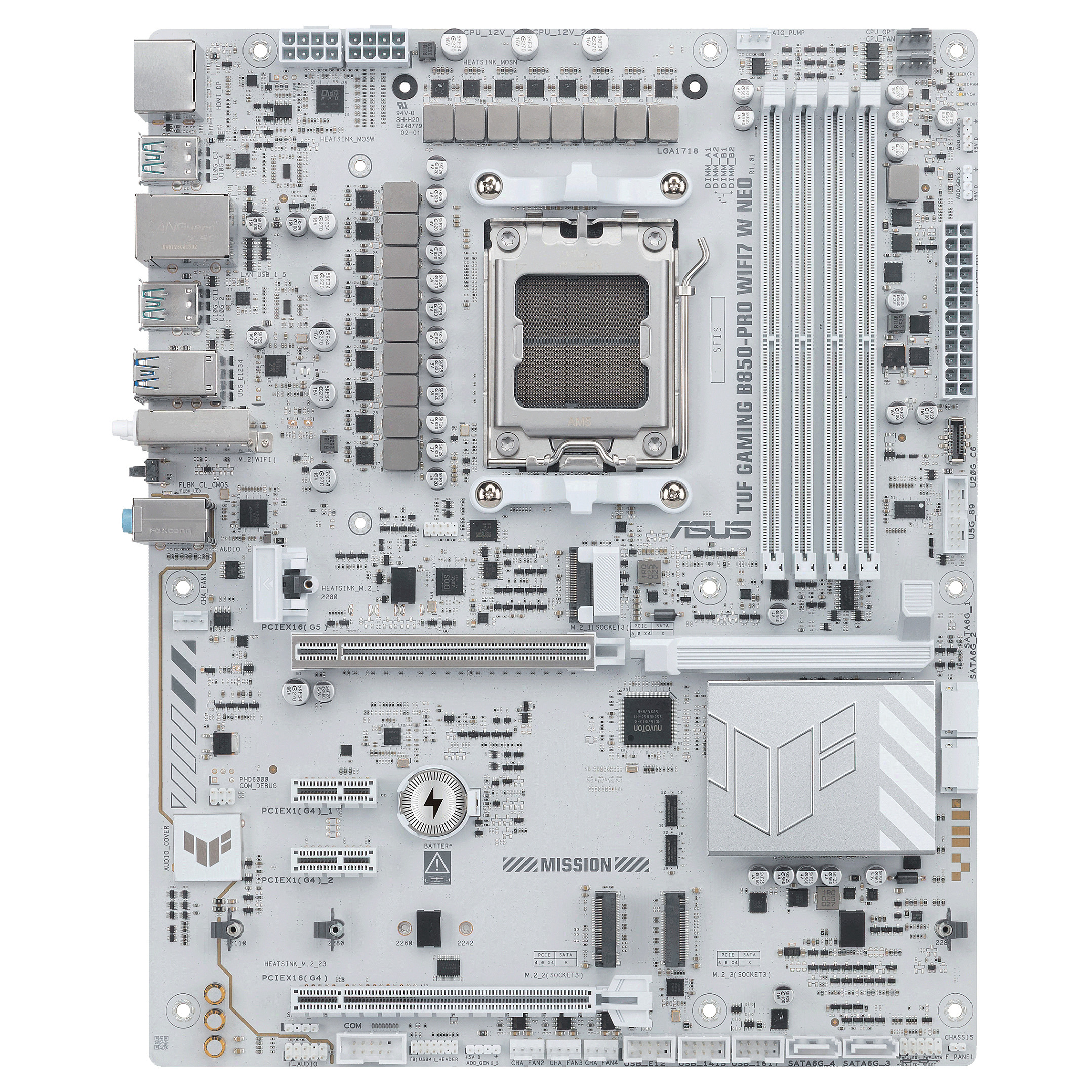 Matična ploča ASUS TUF GAMING B850-PRO WIFI (AM5, B850, DDR5, ATX, Wi-Fi 7)