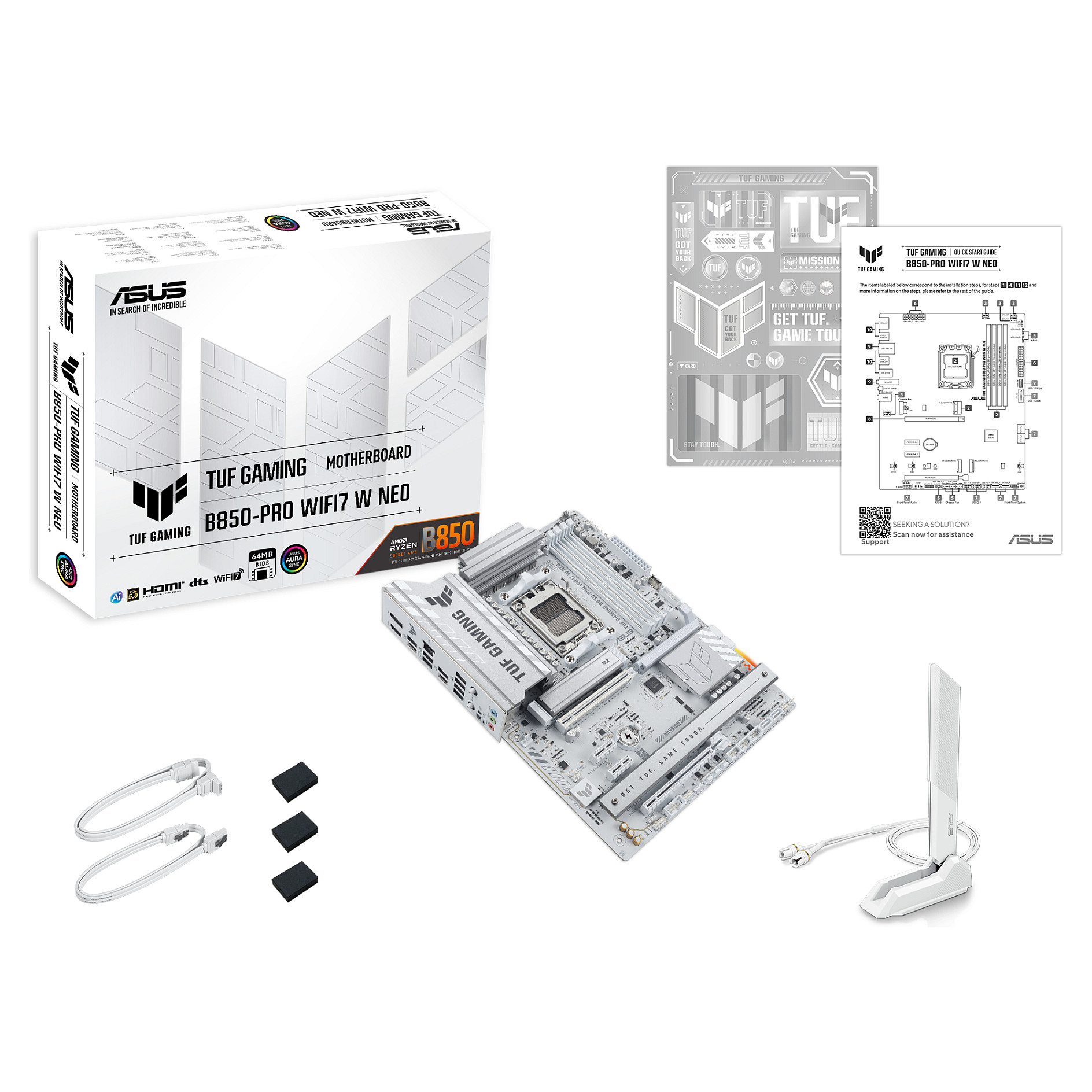 Matična ploča ASUS TUF GAMING B850-PRO WIFI (AM5, B850, DDR5, ATX, Wi-Fi 7)-5