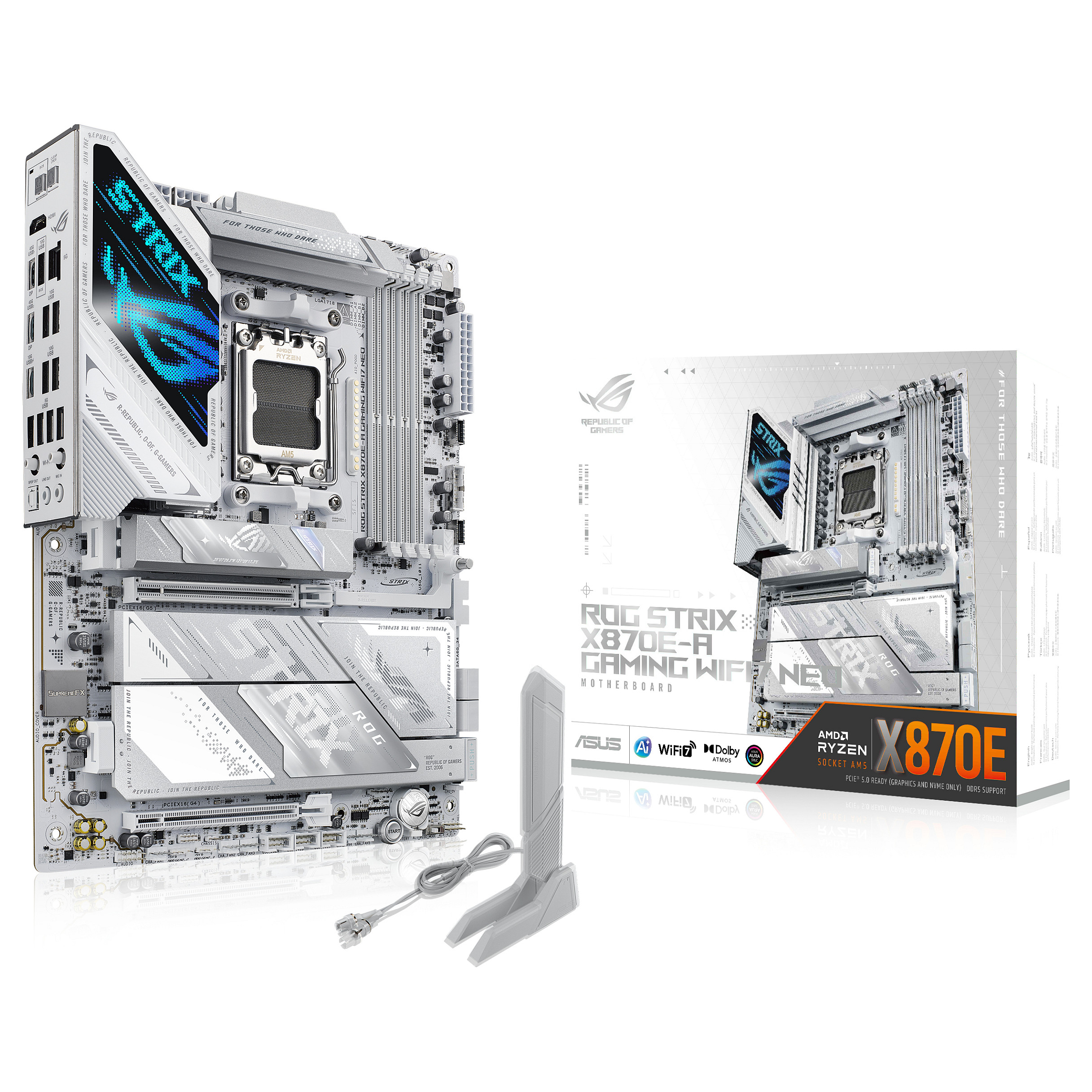 Matična ploča ASUS ROG STRIX X870E-A GAMING WIFI7 (AMD AM5, DDR5, ATX, PCIe 5.0, WiFi 7)-7