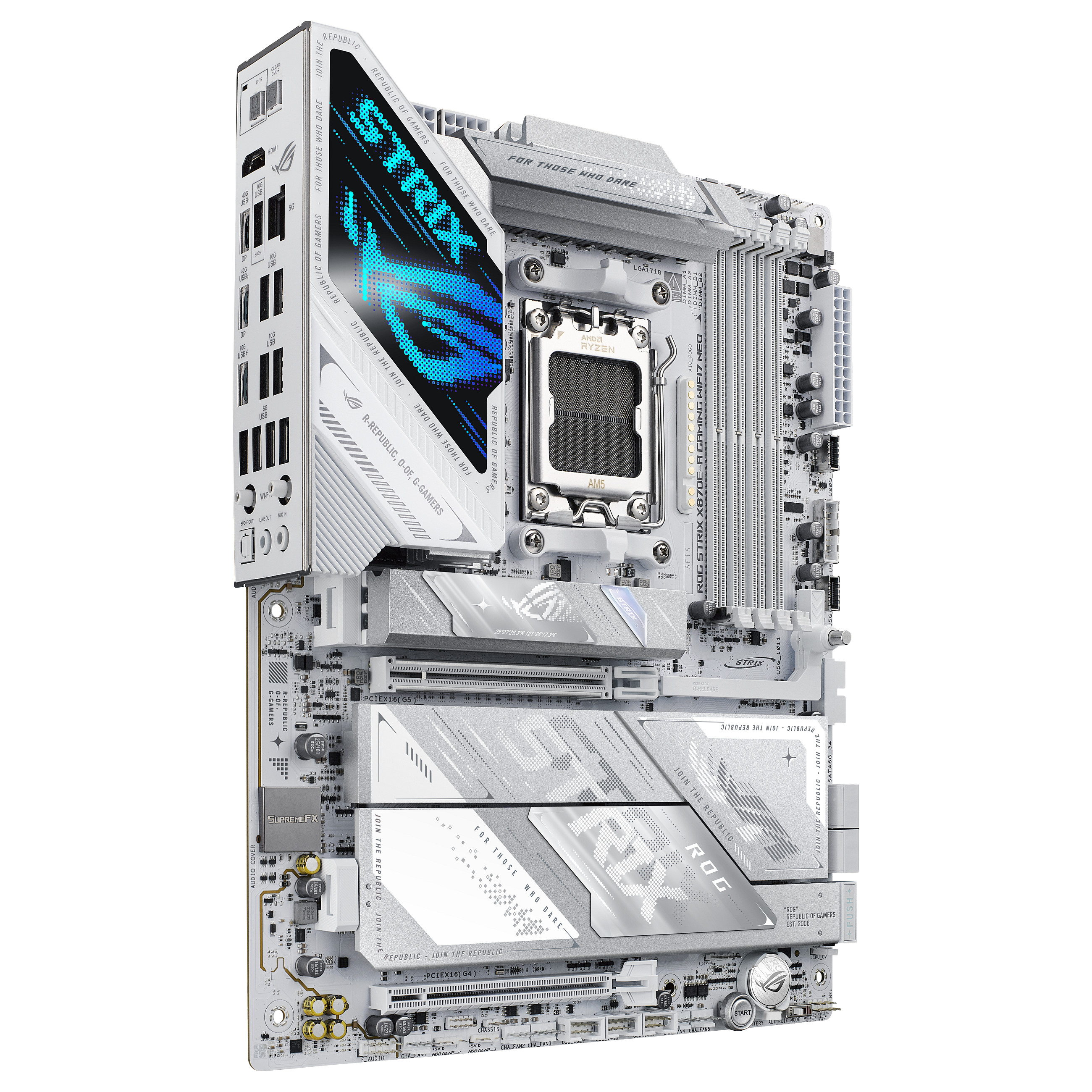 Matična ploča ASUS ROG STRIX X870E-A GAMING WIFI7 (AMD AM5, DDR5, ATX, PCIe 5.0, WiFi 7)-8
