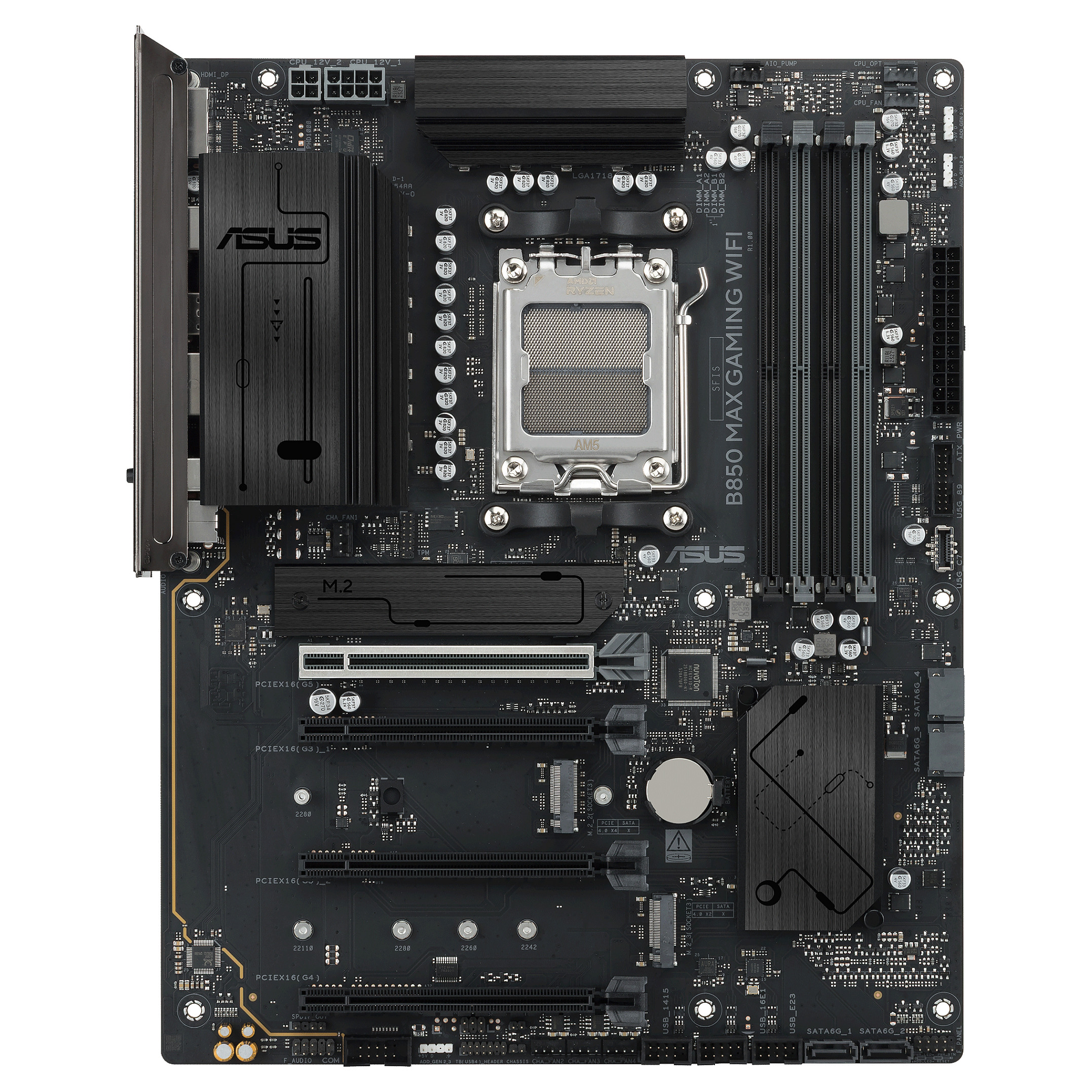 Matična ploča ASUS ROG STRIX B850-F GAMING WIFI (AM5, B850, DDR5, ATX, PCIe 5.0, Wi-Fi 7)-1