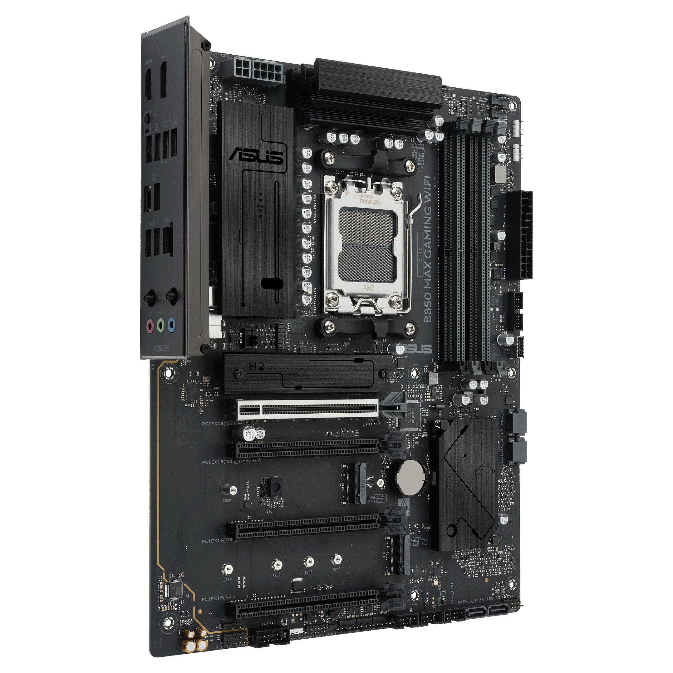 Matična ploča ASUS ROG STRIX B850-F GAMING WIFI (AM5, B850, DDR5, ATX, PCIe 5.0, Wi-Fi 7)-2