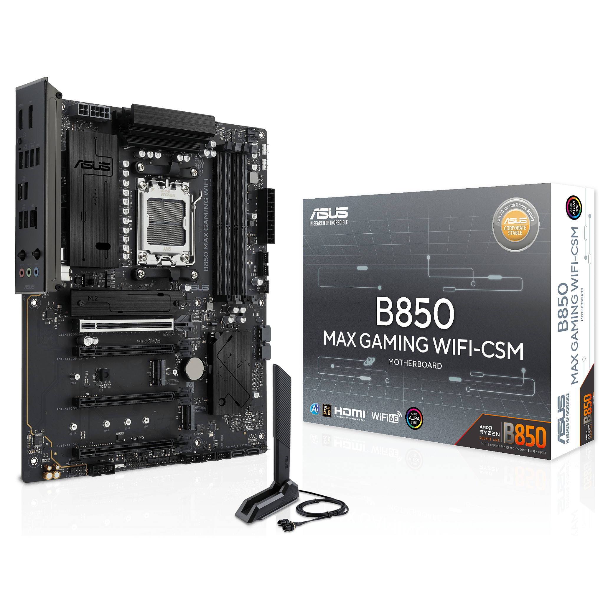Matična ploča ASUS ROG STRIX B850-F GAMING WIFI (AM5, B850, DDR5, ATX, PCIe 5.0, Wi-Fi 7)-3