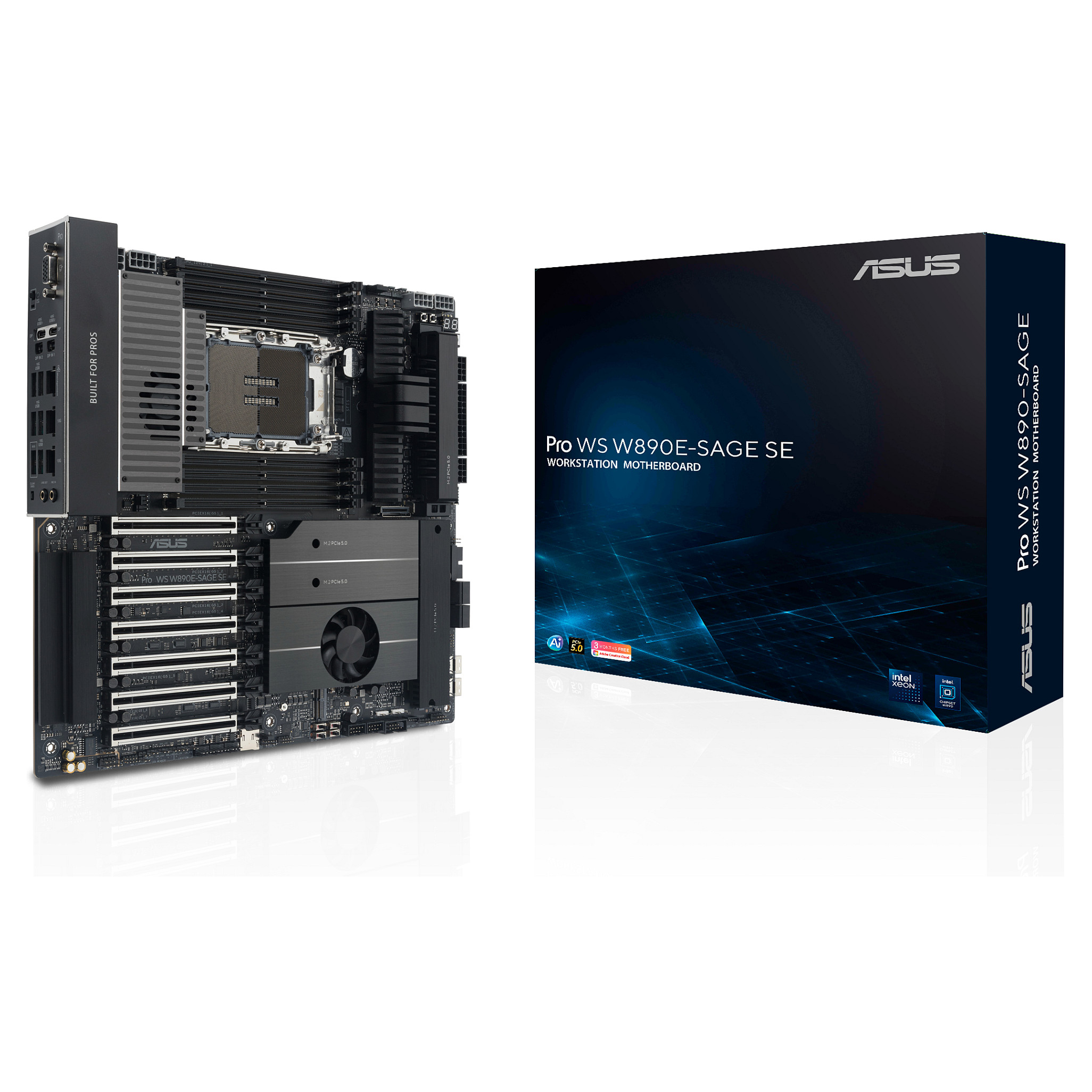 Matična ploča ASUS Pro WS W790E-SAGE SE (LGA 4677, Intel W790, DDR5, EEB)